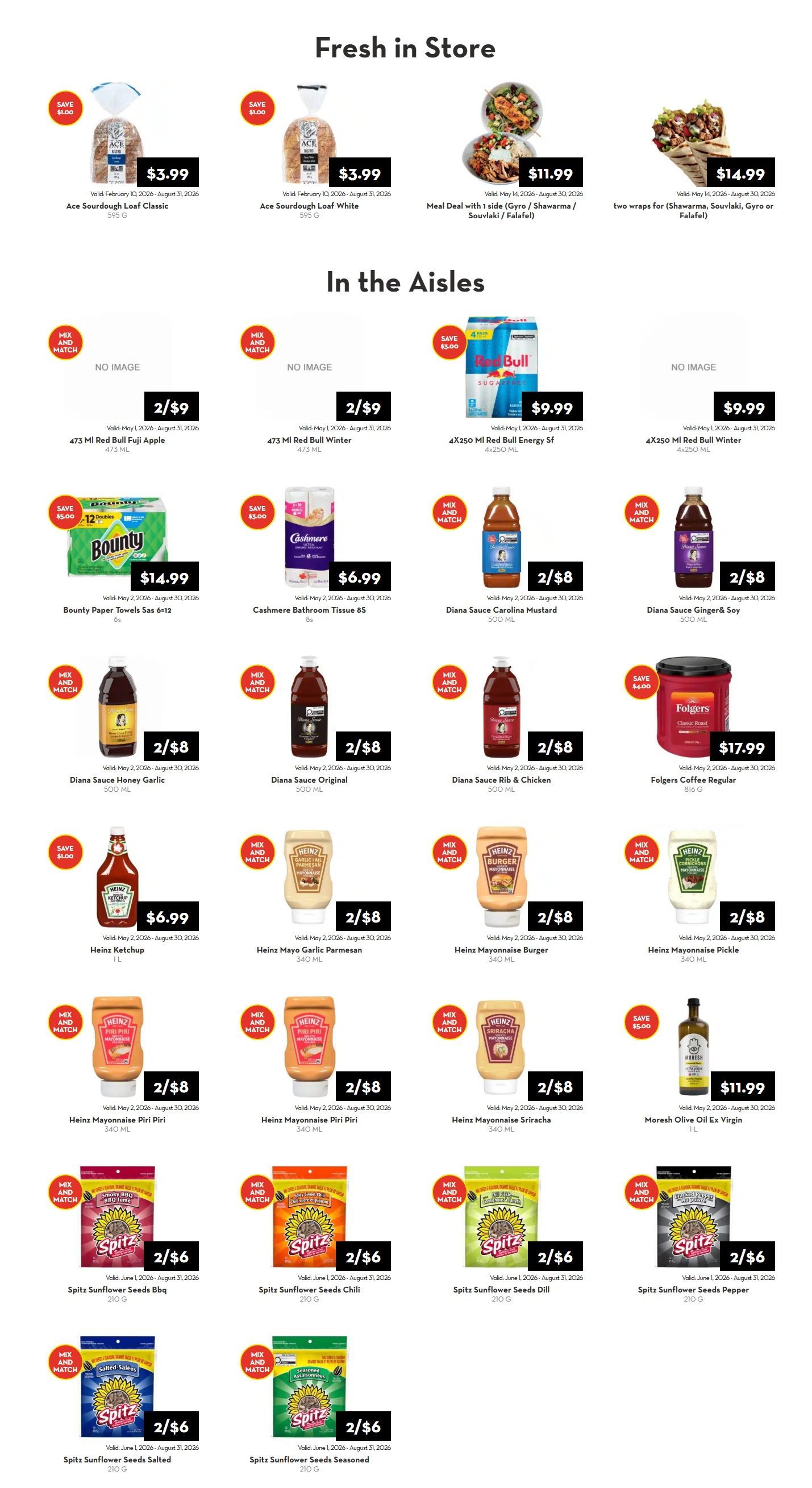 Rabba In-Store Deals July 1 to 31