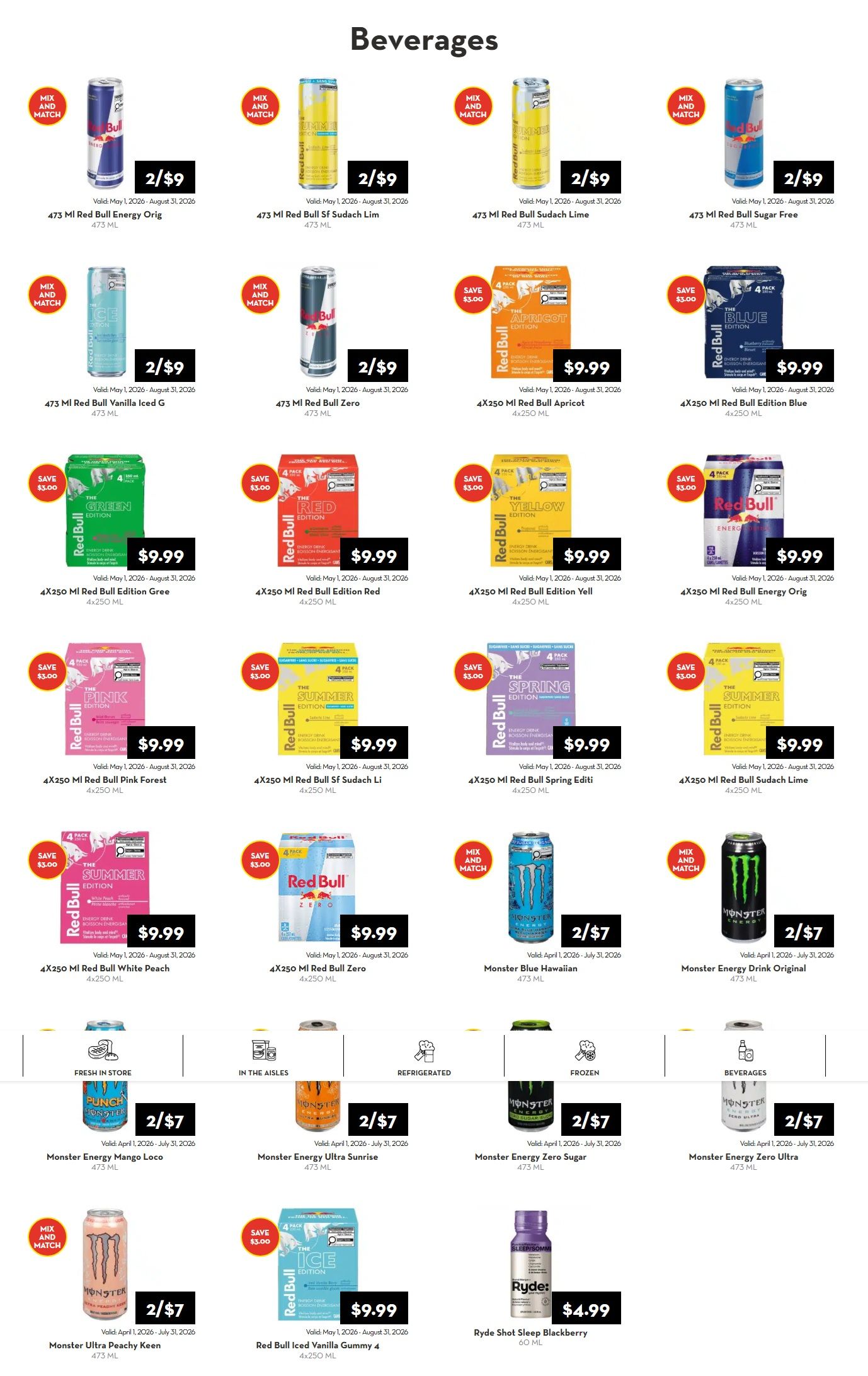 Rabba In-Store Deals July 1 to 31