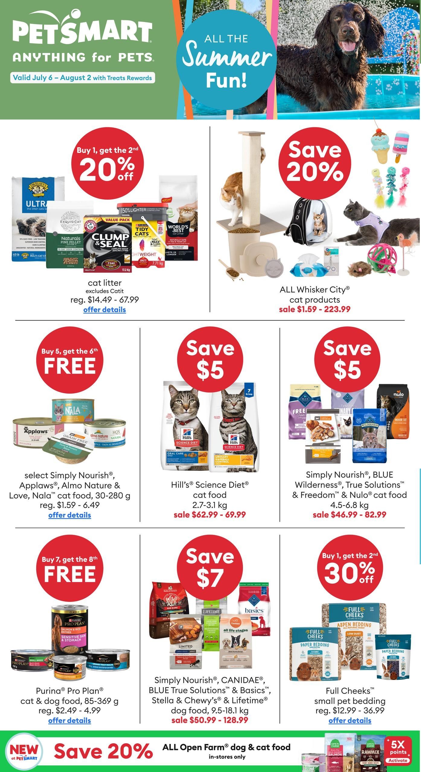 PetSmart Monthly Flyer July 6 to August 2