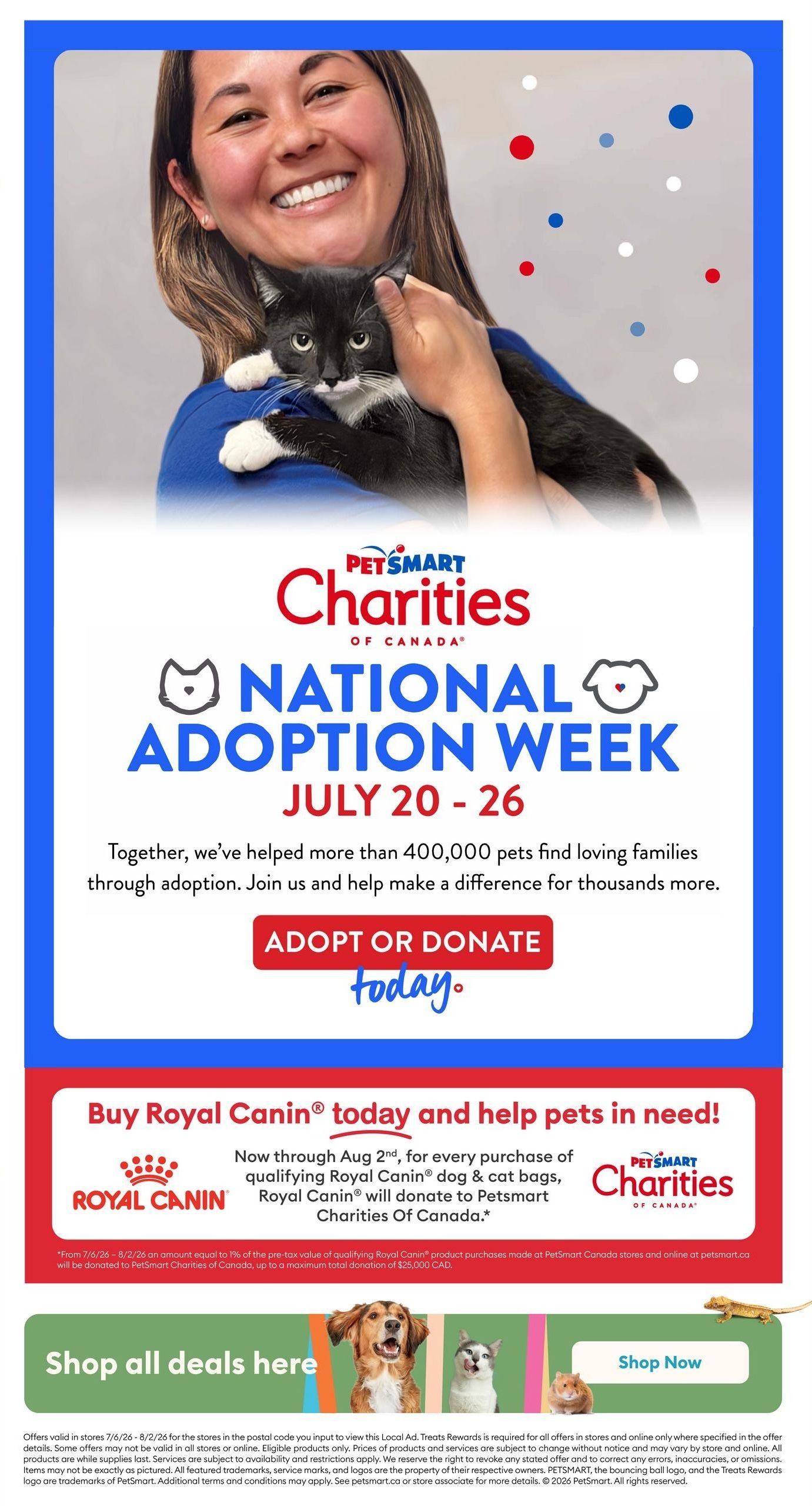 PetSmart Monthly Flyer July 6 to August 2