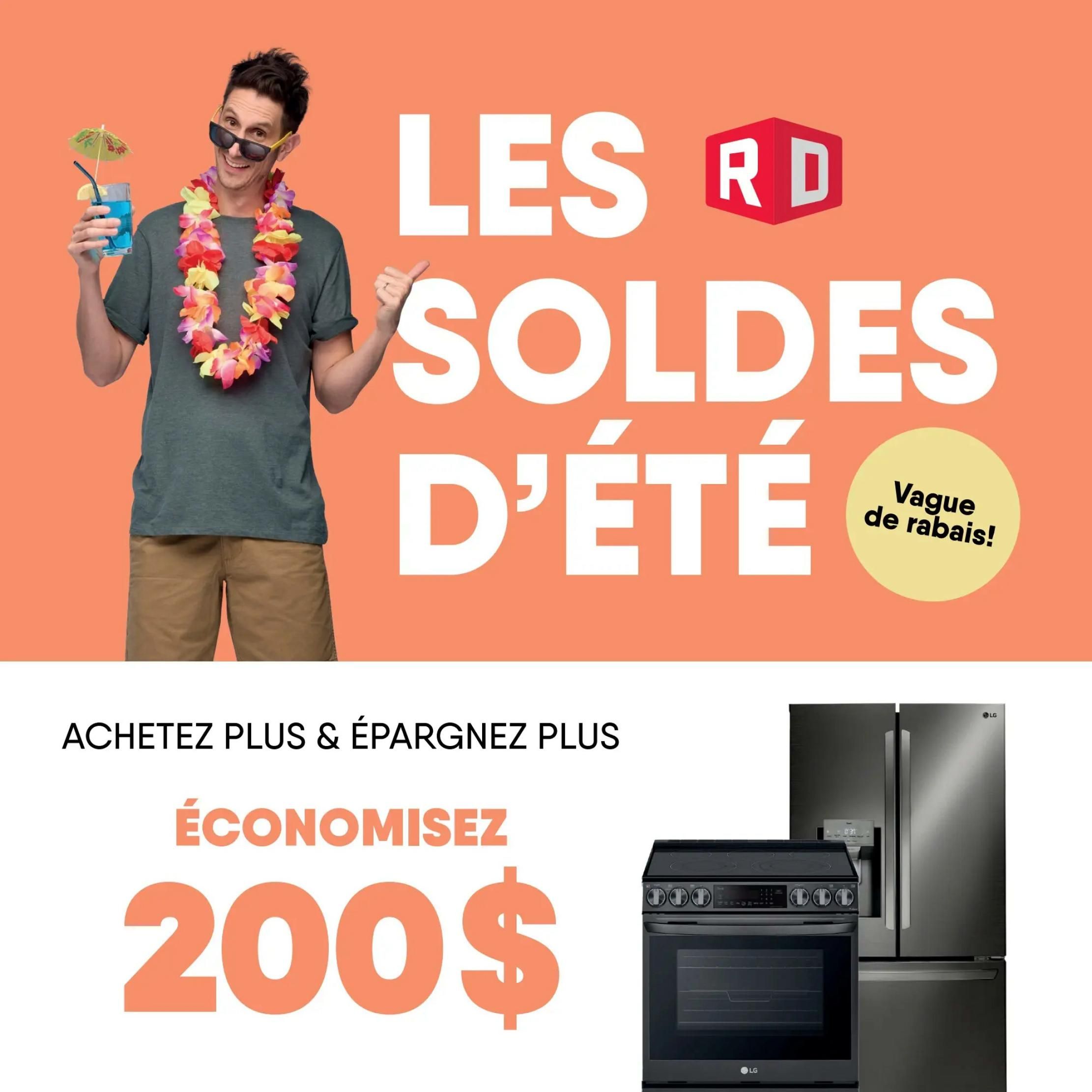 Meubles RD Flyer July 6 to 12