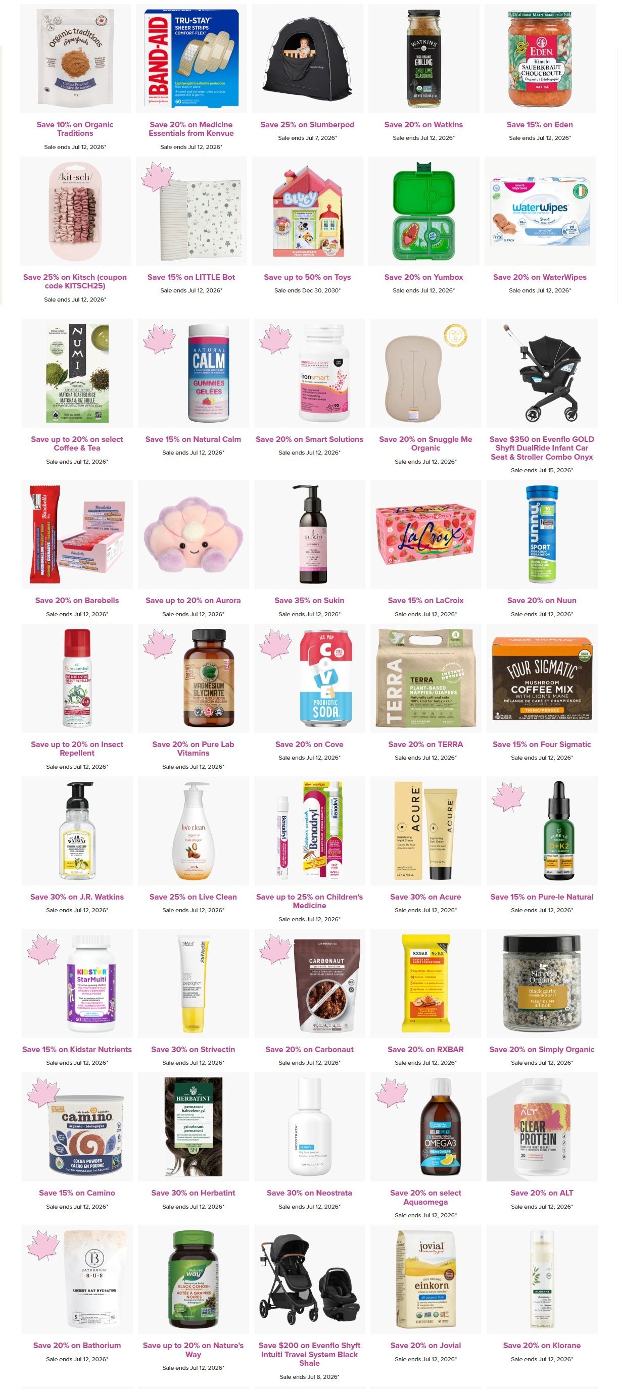 Well.ca Weekly Sales July 6 to 12