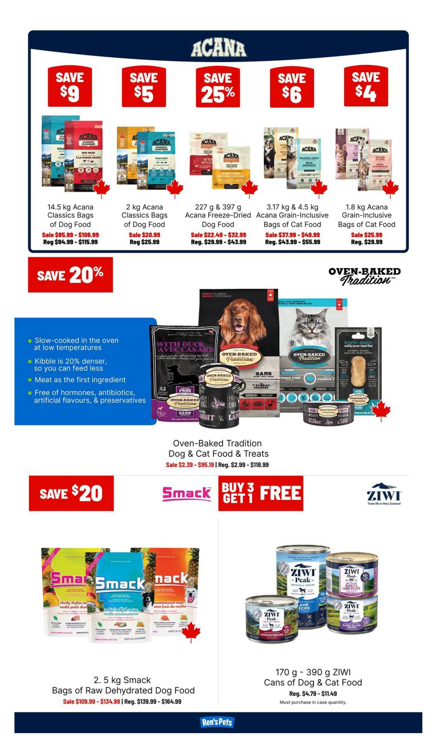 Ren's Pets Flyer July 6 to 8