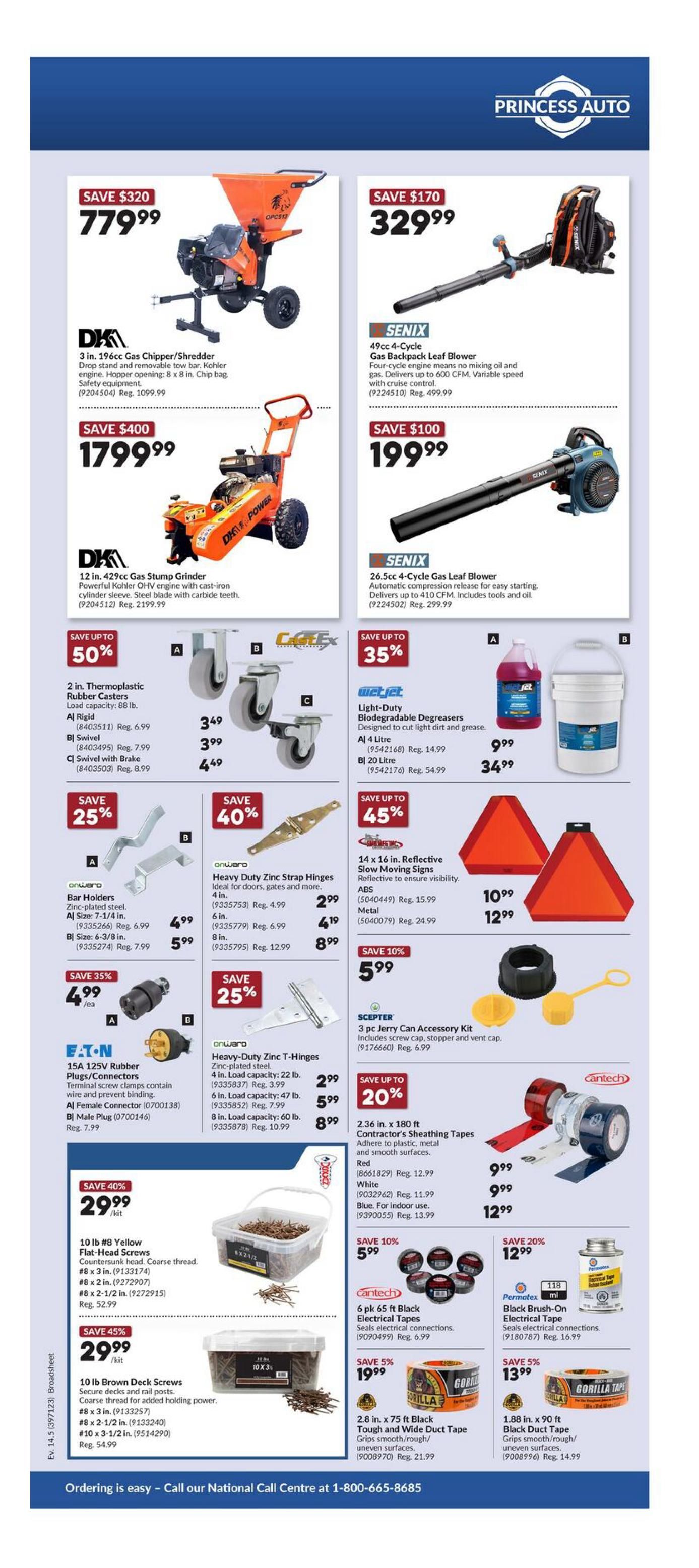 Princess Auto Flyer July 7 to 19