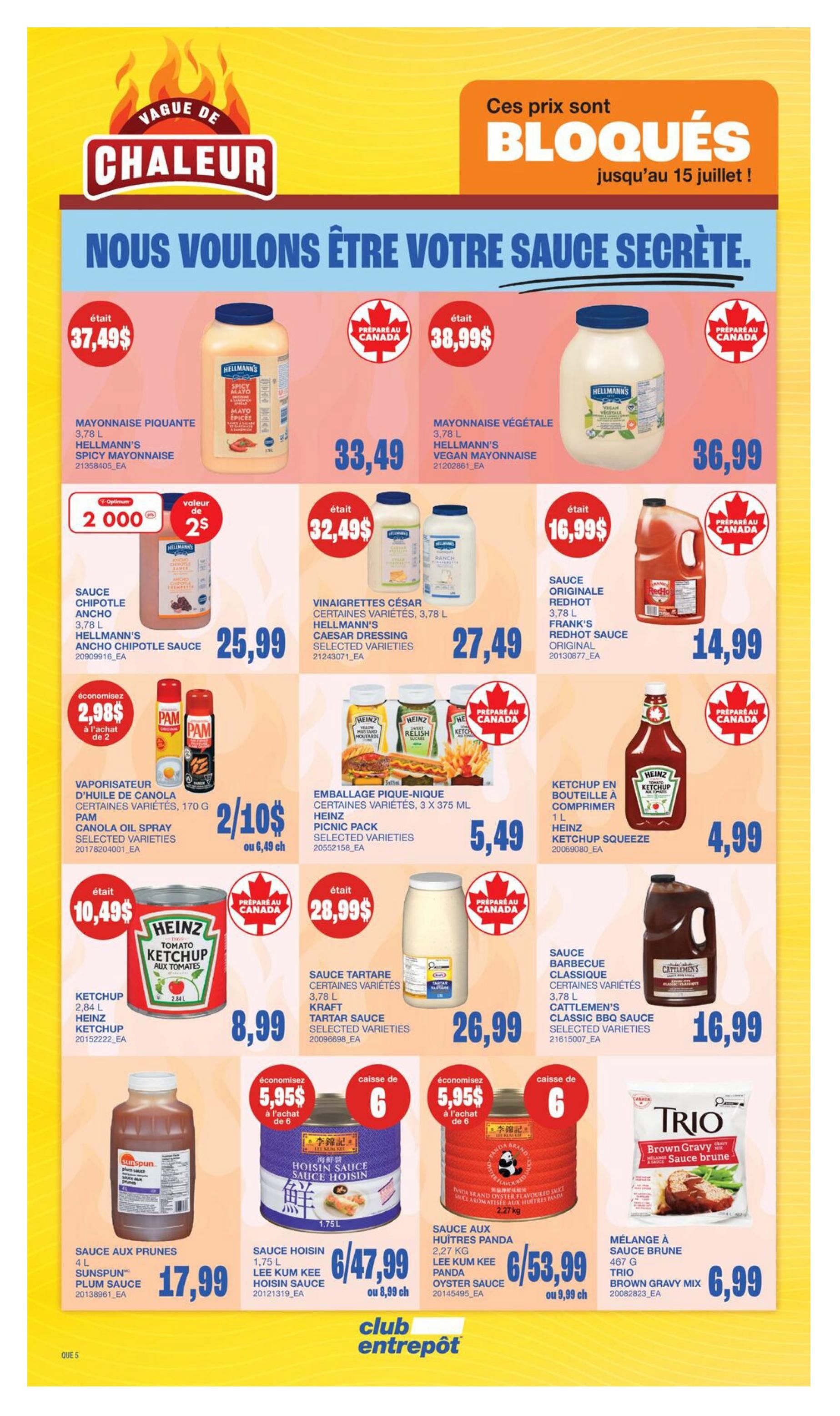 Wholesale Club (QC) Flyer July 2 to 8