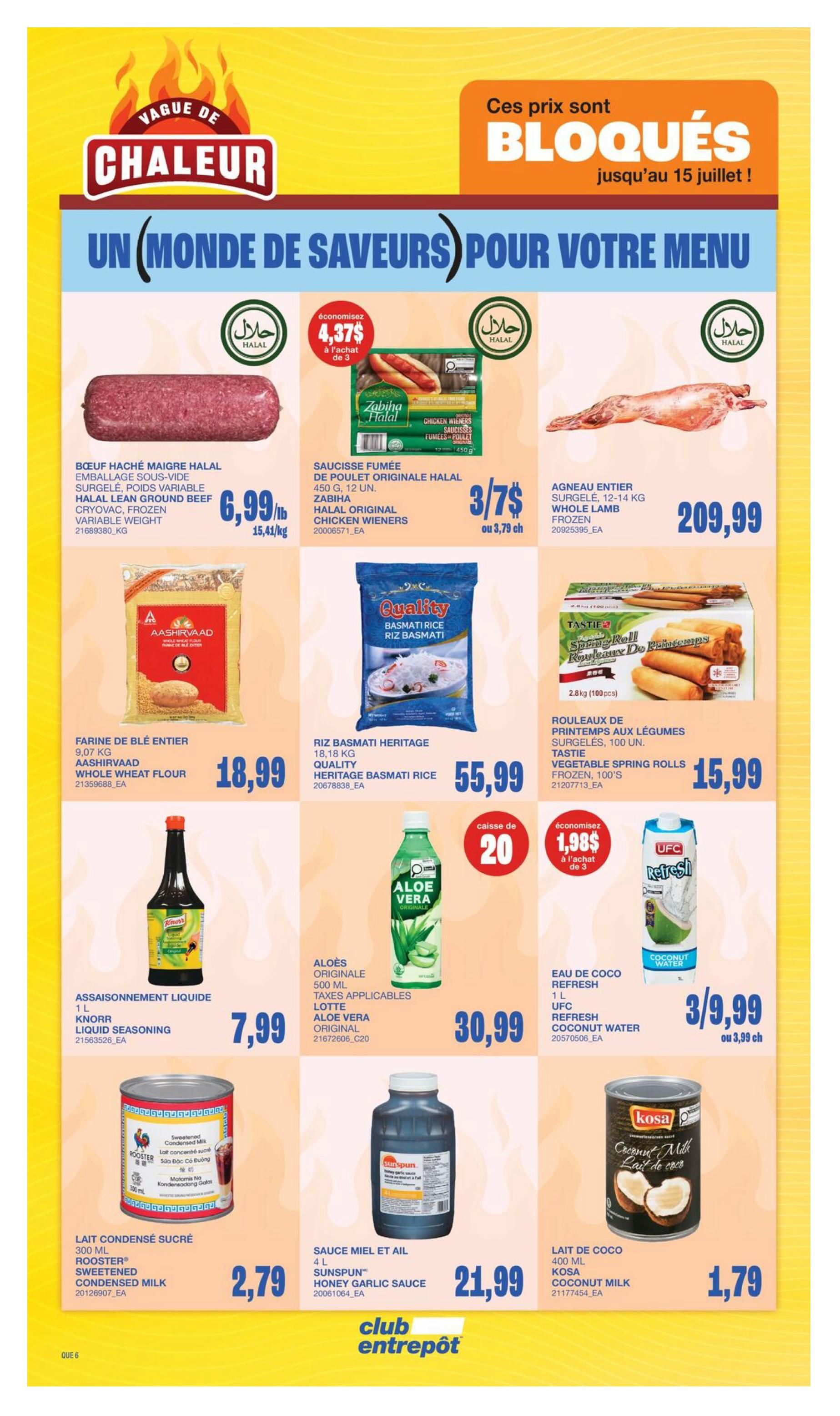 Wholesale Club (QC) Flyer July 2 to 8