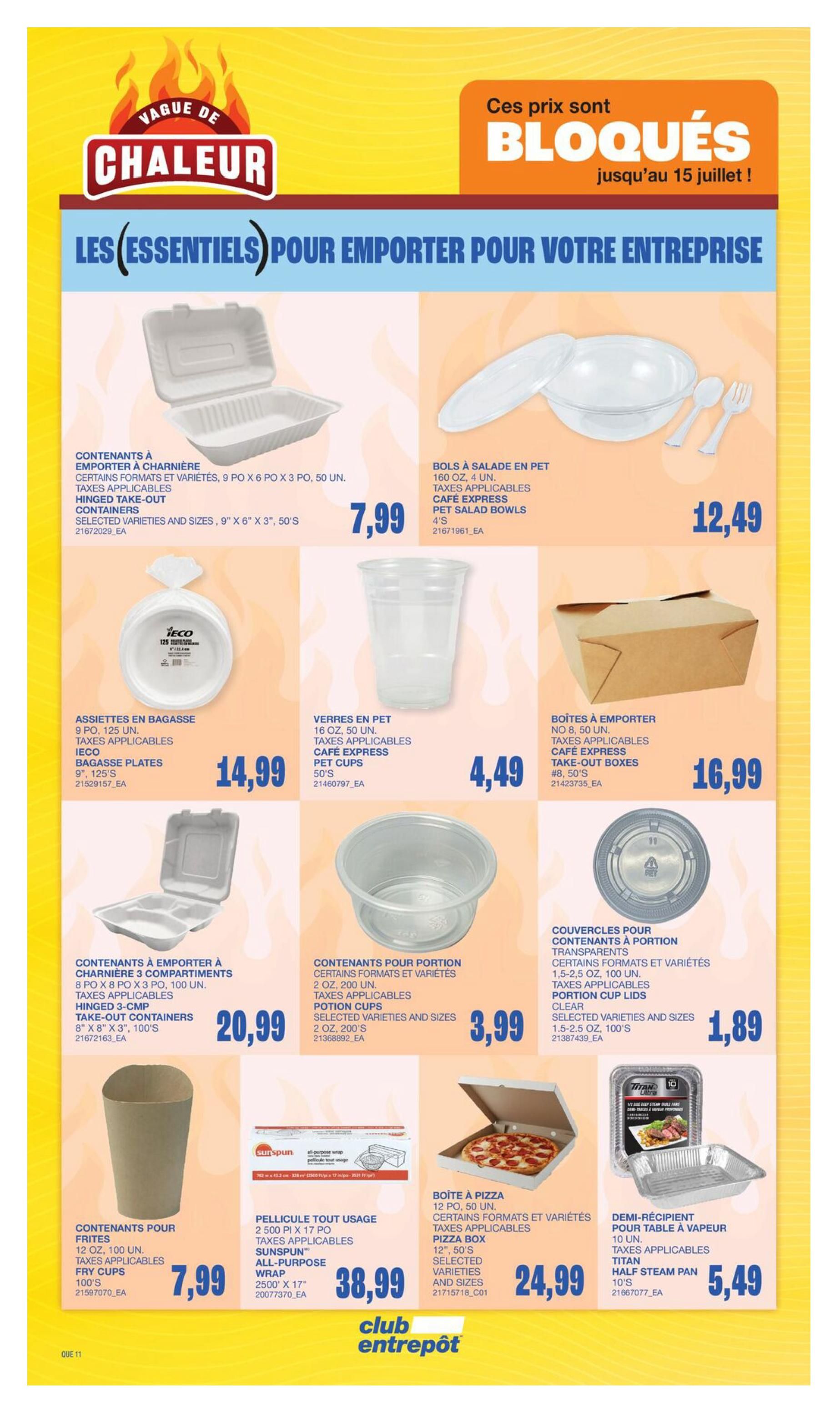 Wholesale Club (QC) Flyer July 2 to 8