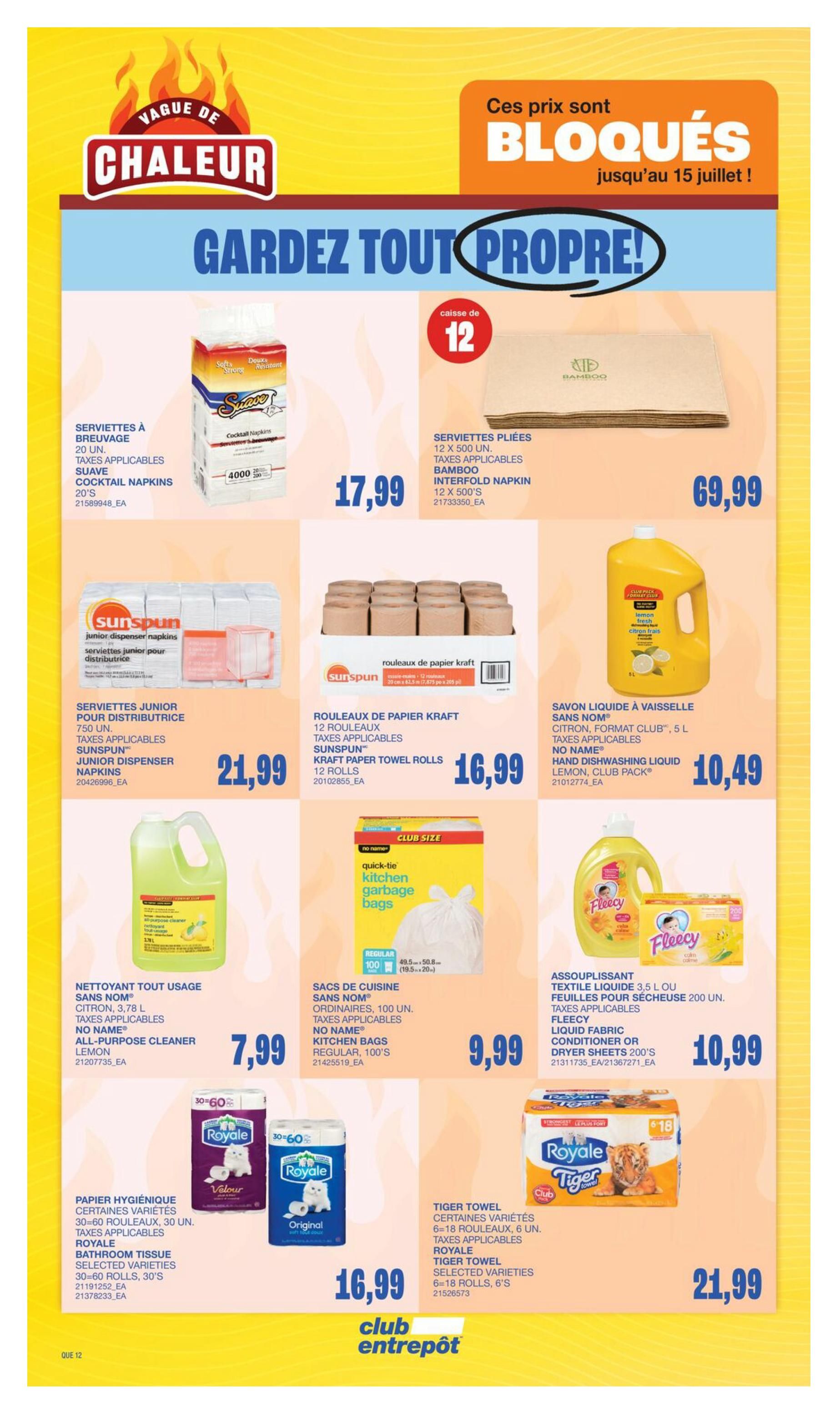 Wholesale Club (QC) Flyer July 2 to 8