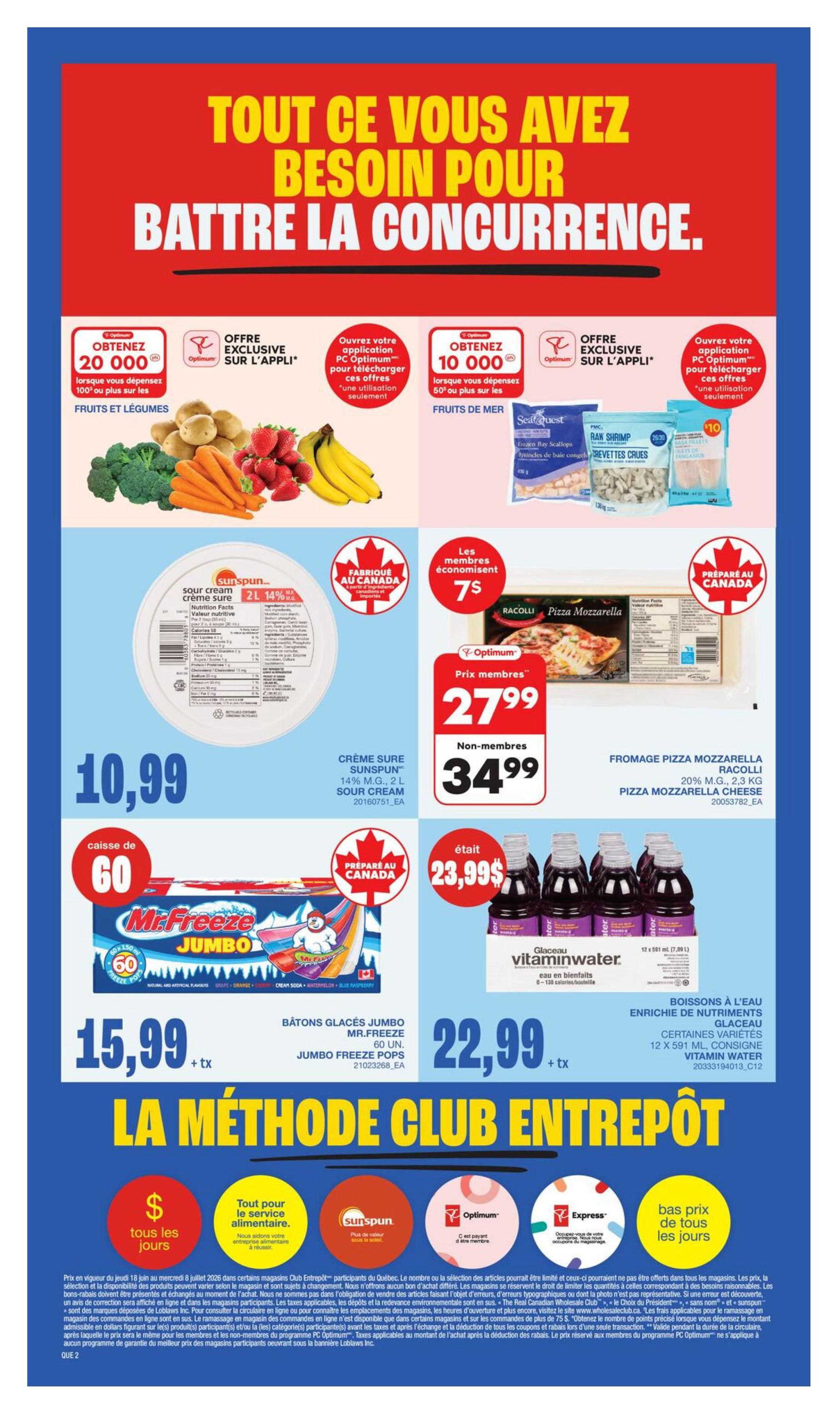 Wholesale Club (QC) Flyer July 2 to 8