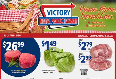 Victory Meat Market Flyer July 7 to 11
