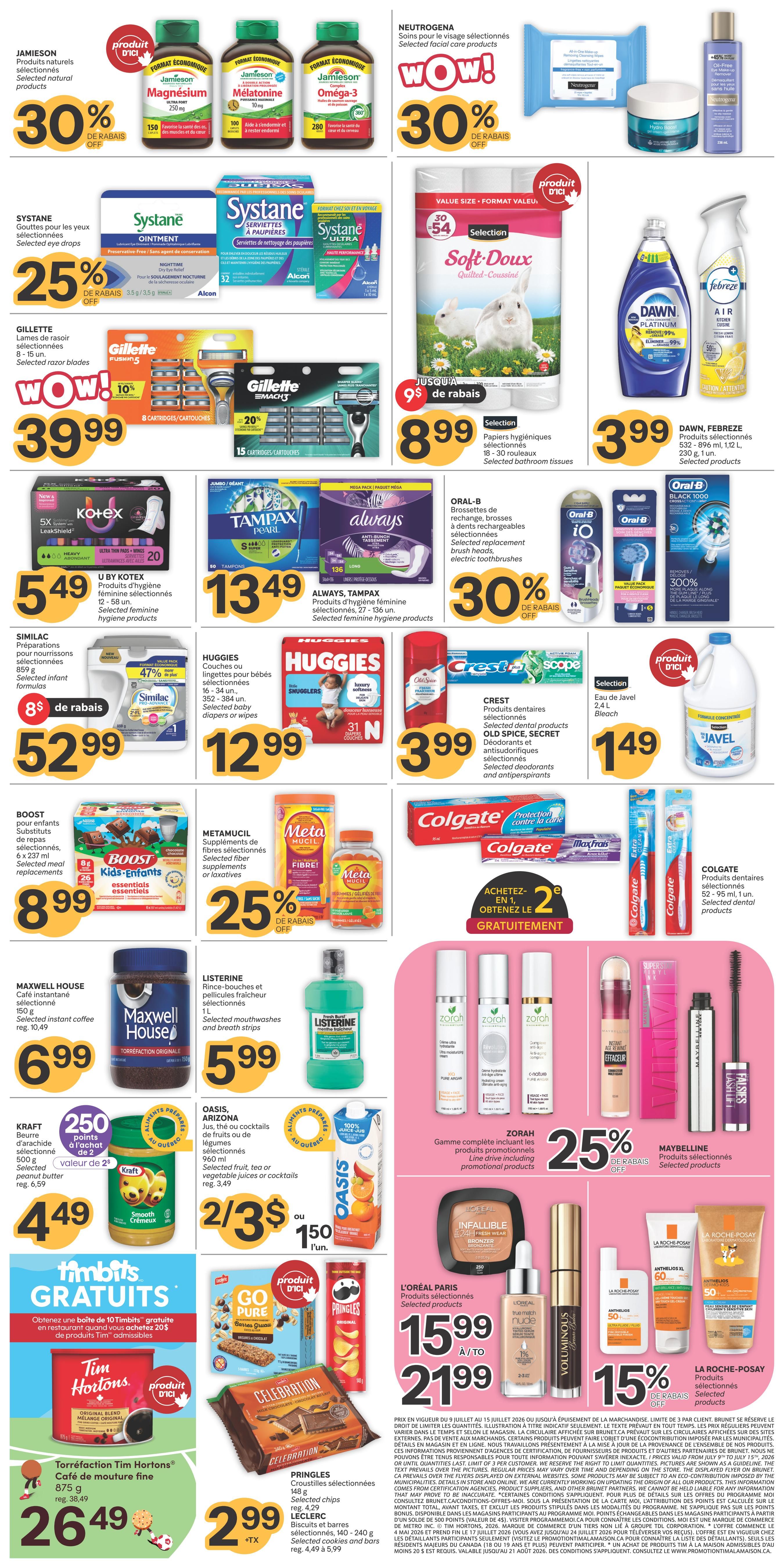 Brunet Flyer July 9 to 15