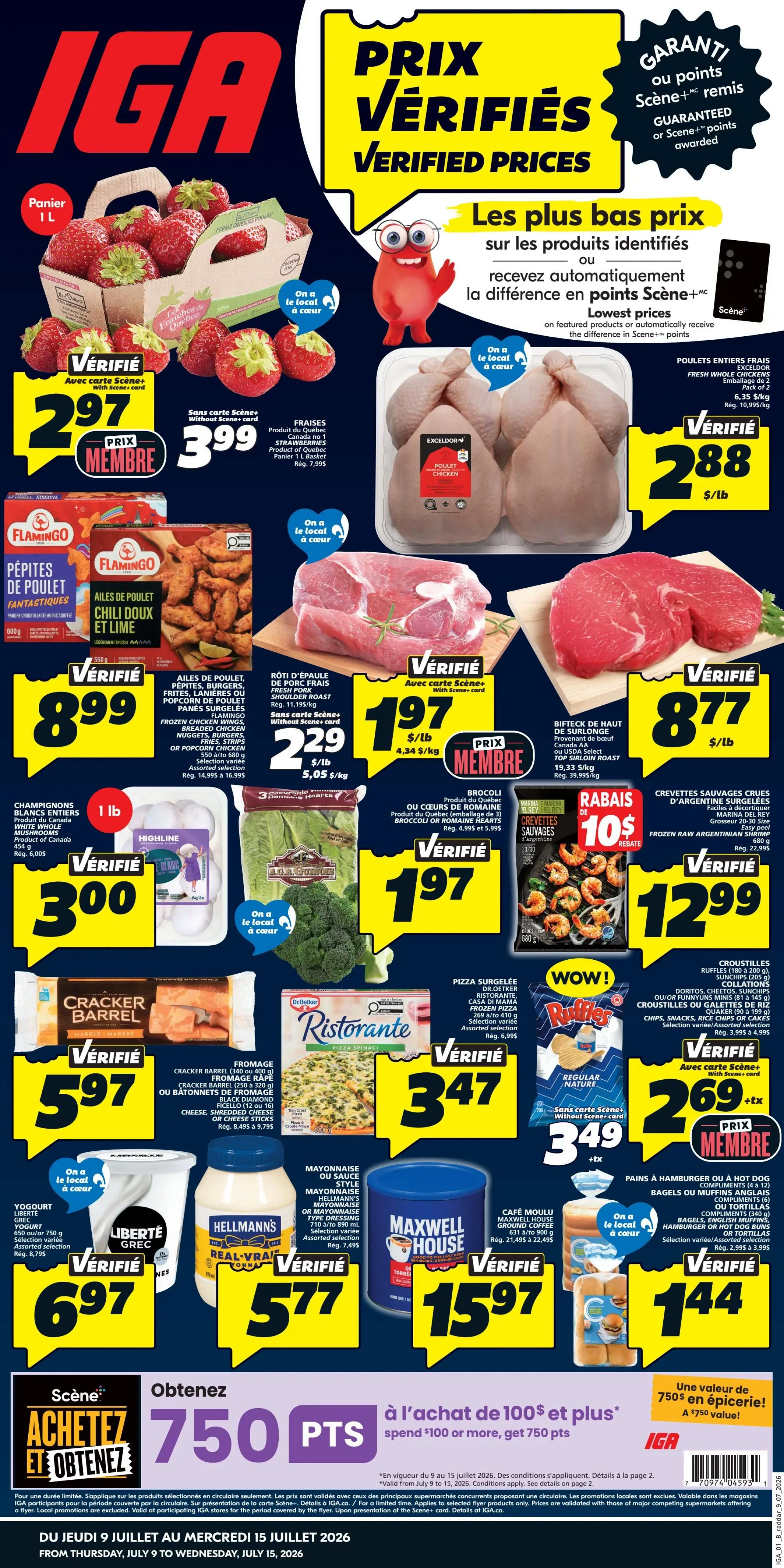 IGA (QC) Flyer July 9 to 15