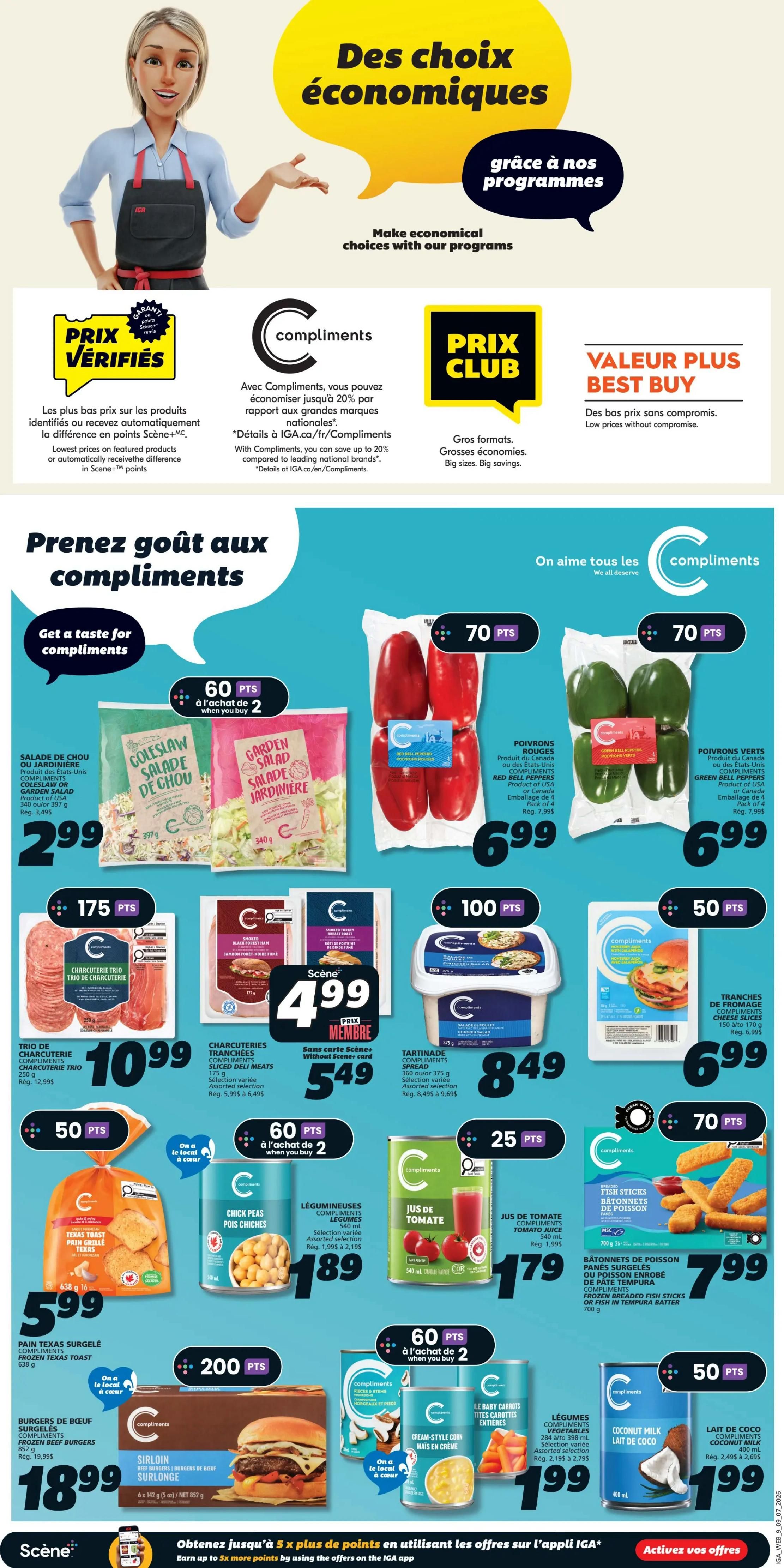 IGA (QC) Flyer July 9 to 15