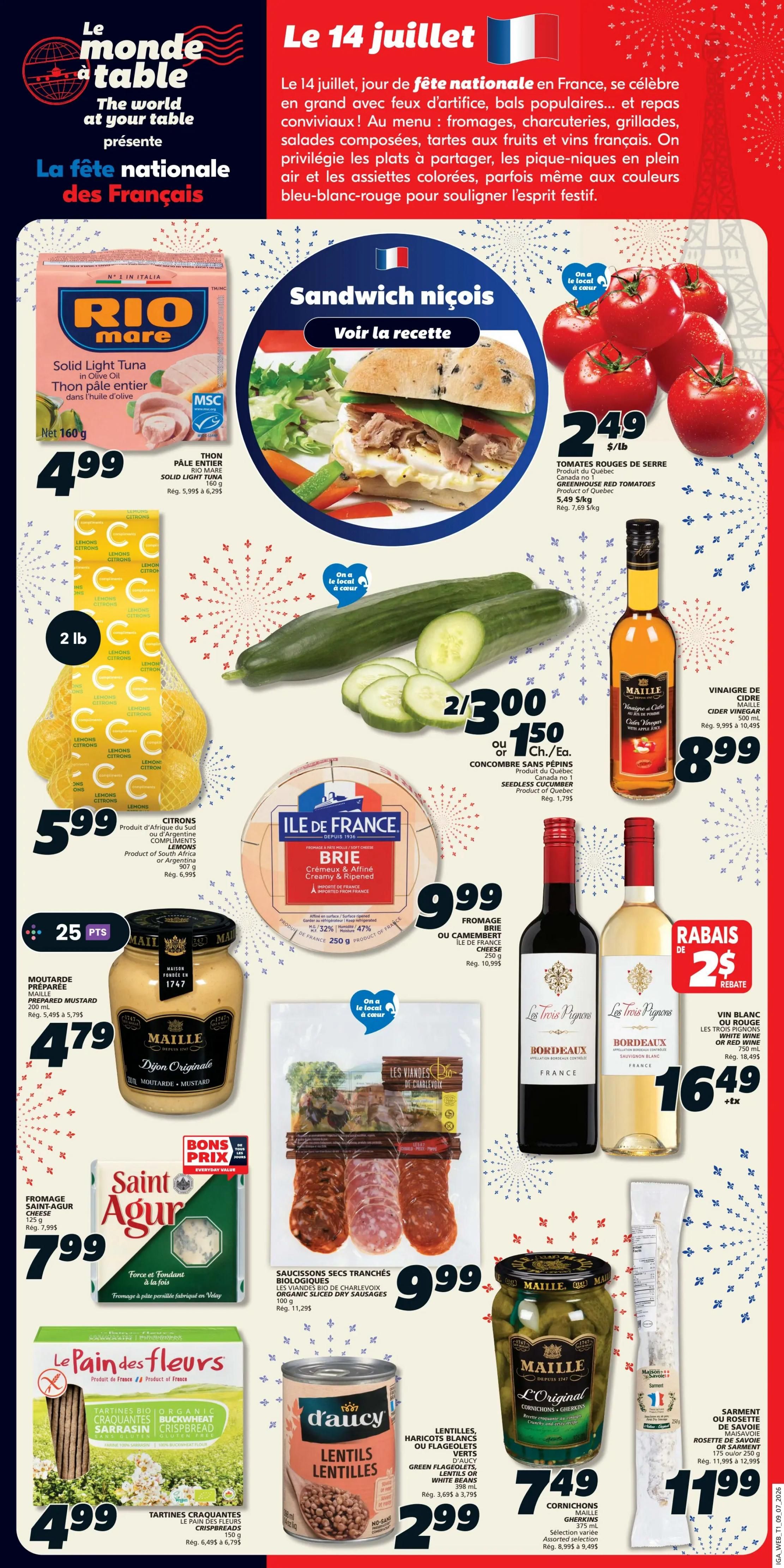 IGA (QC) Flyer July 9 to 15