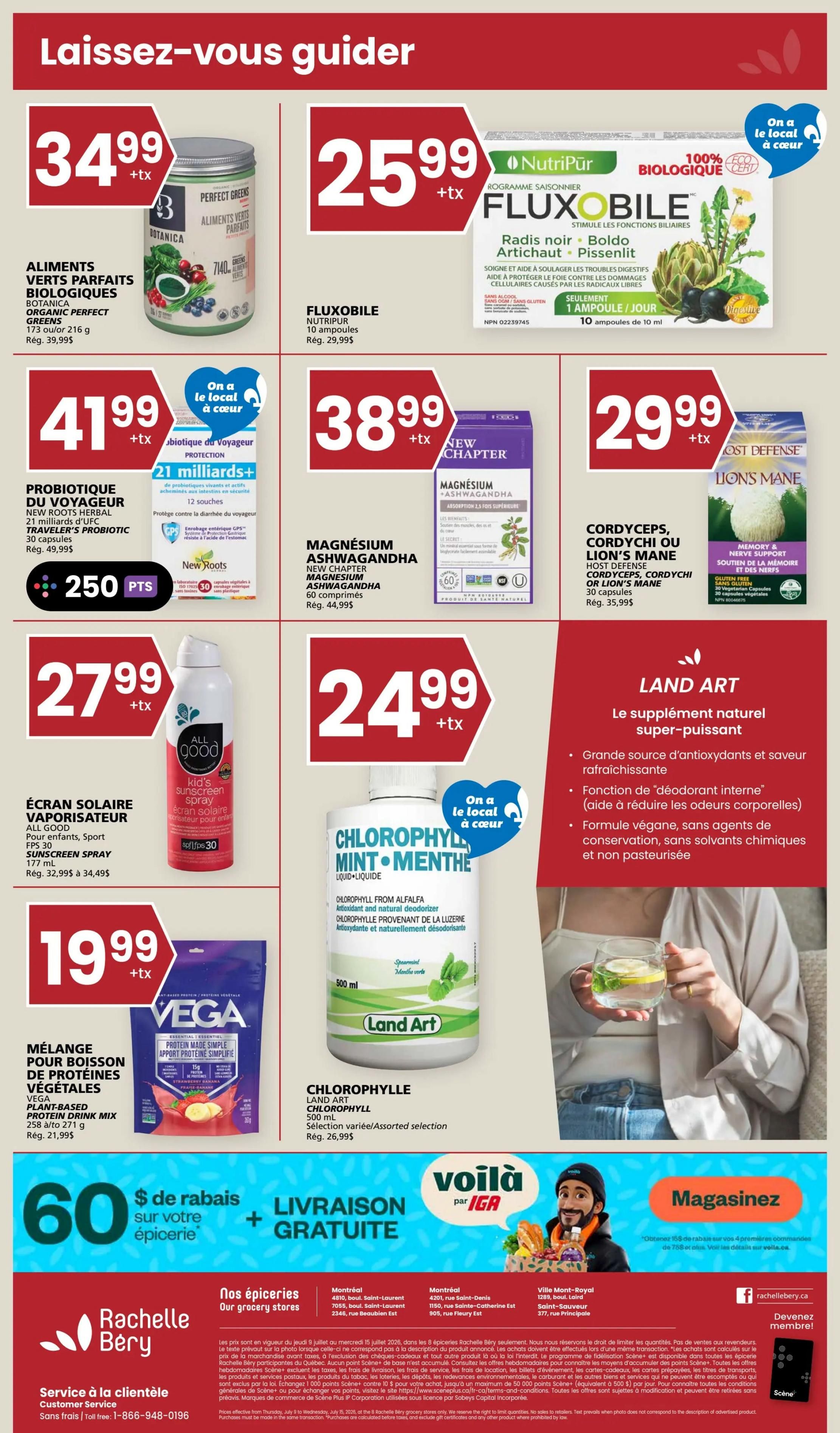 Rachelle Bery Grocery Flyer July 9 to 15