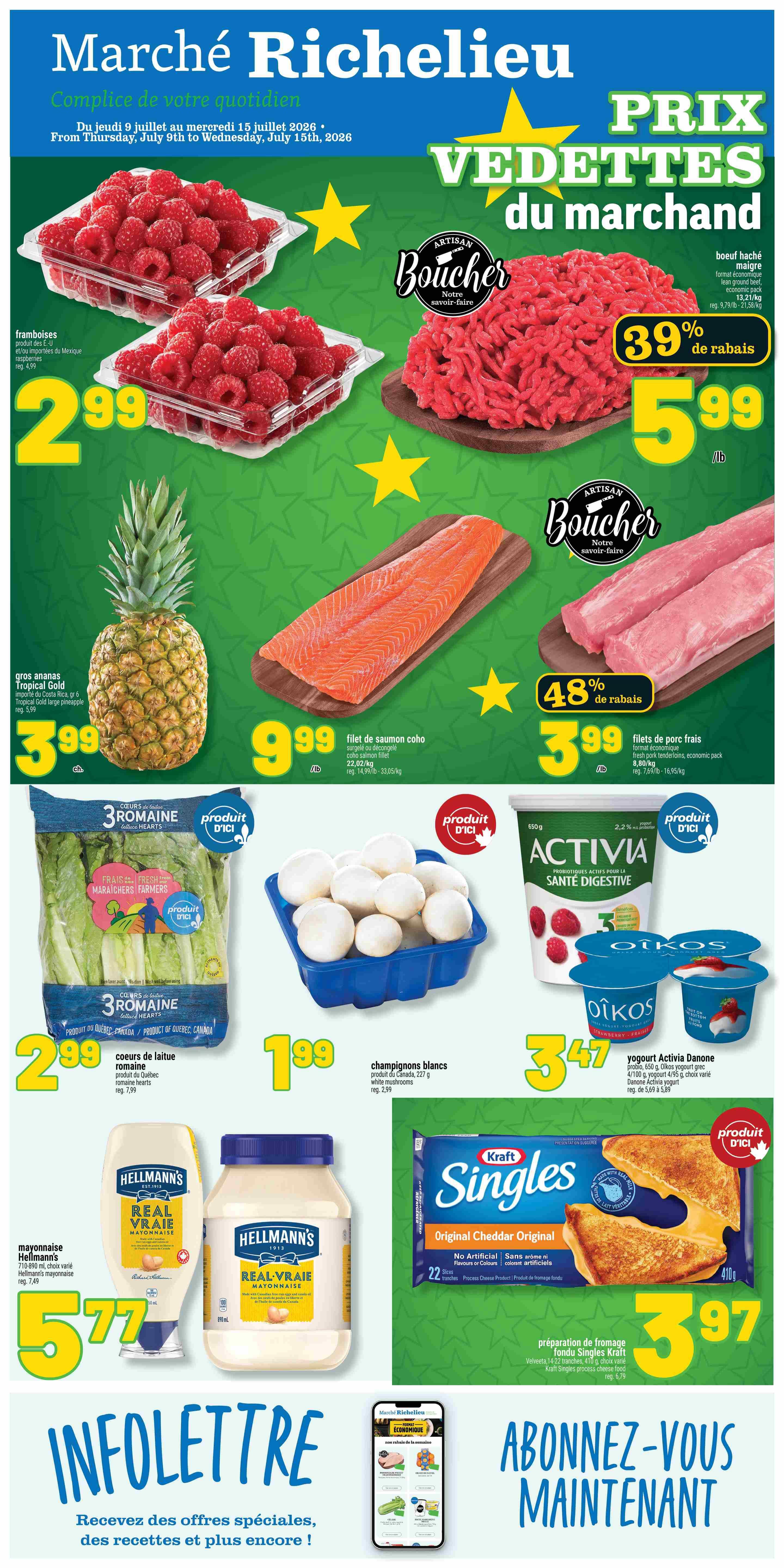 Marche Richelieu Flyer July 9 to 15