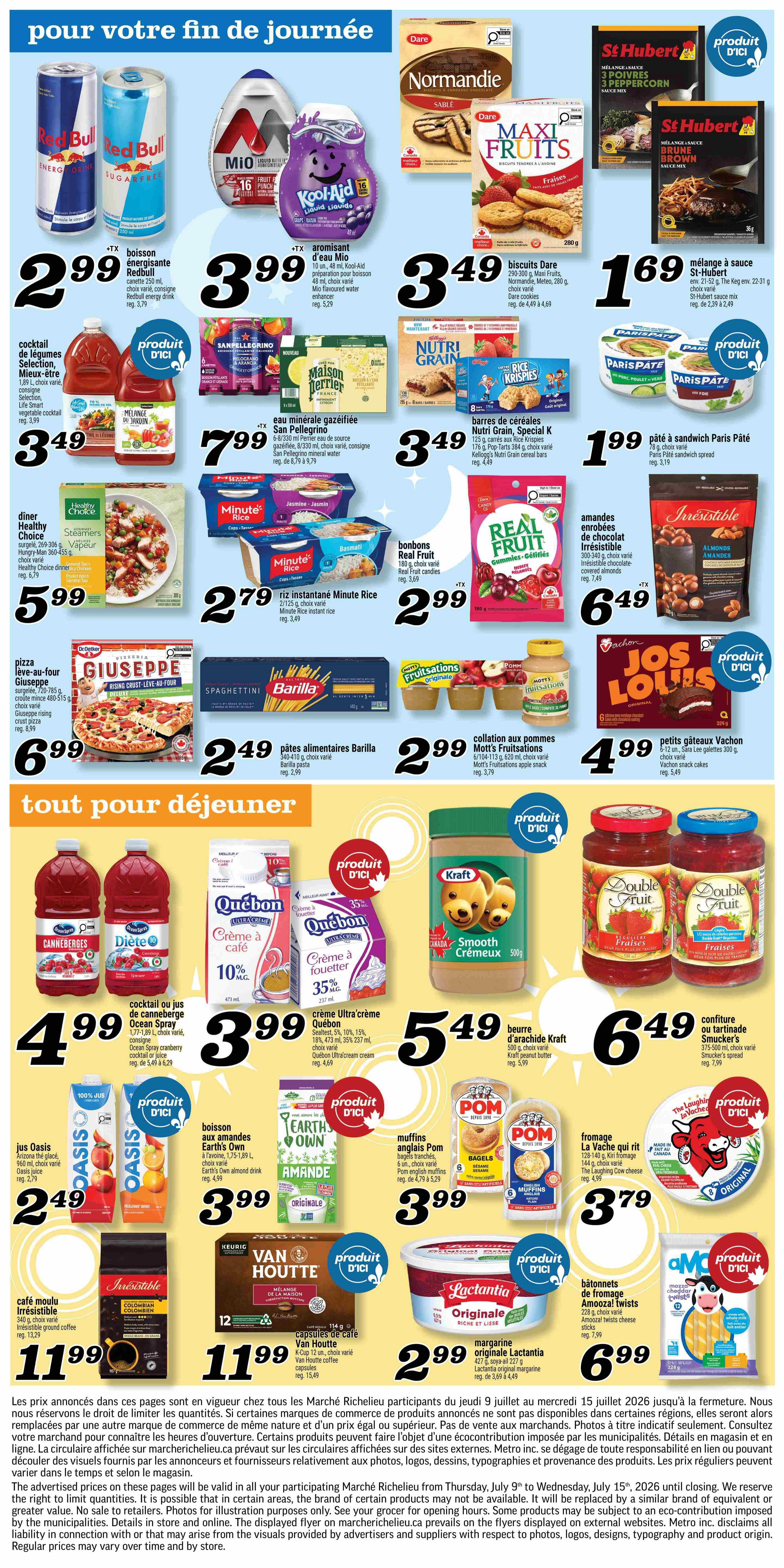 Marche Richelieu Flyer July 9 to 15