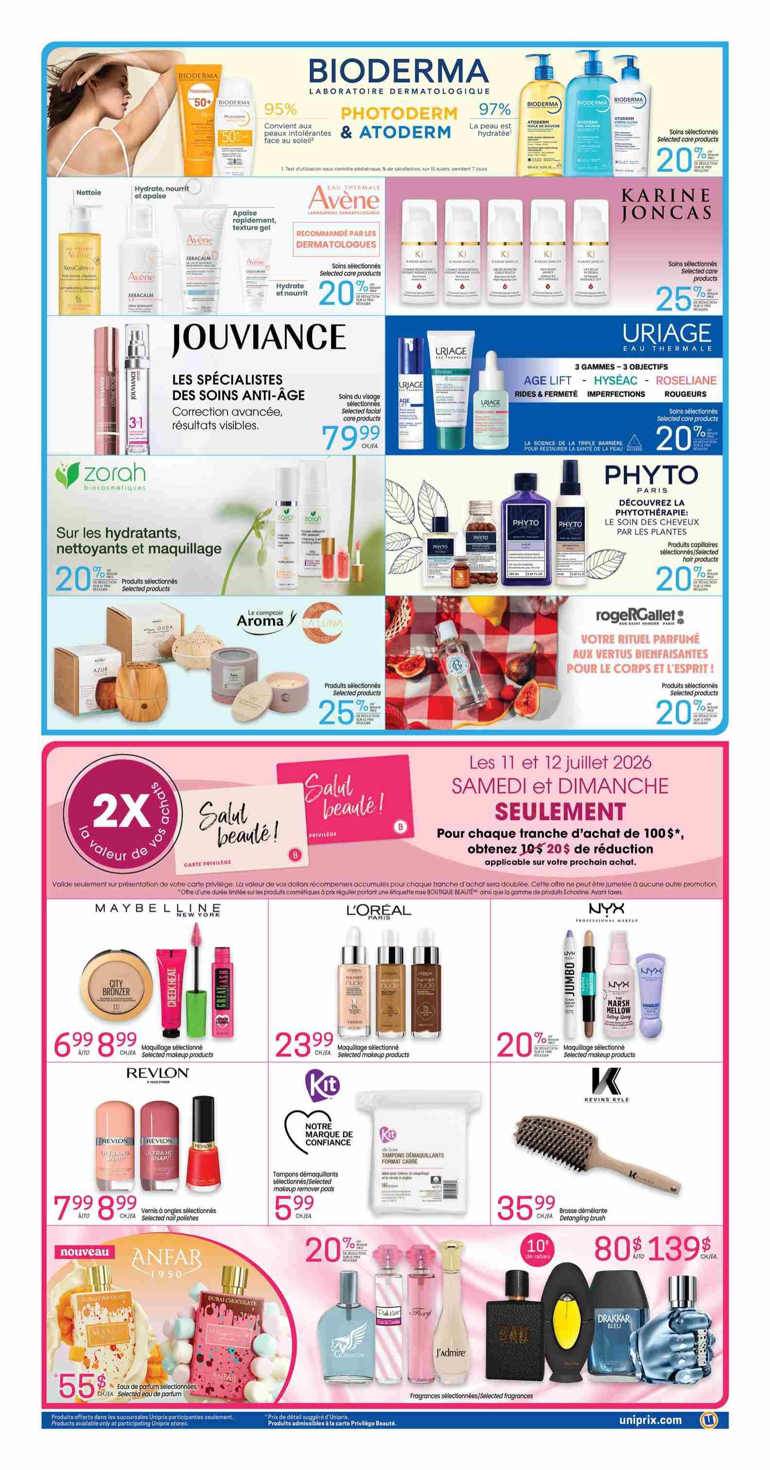 Uniprix Flyer July 9 to 15