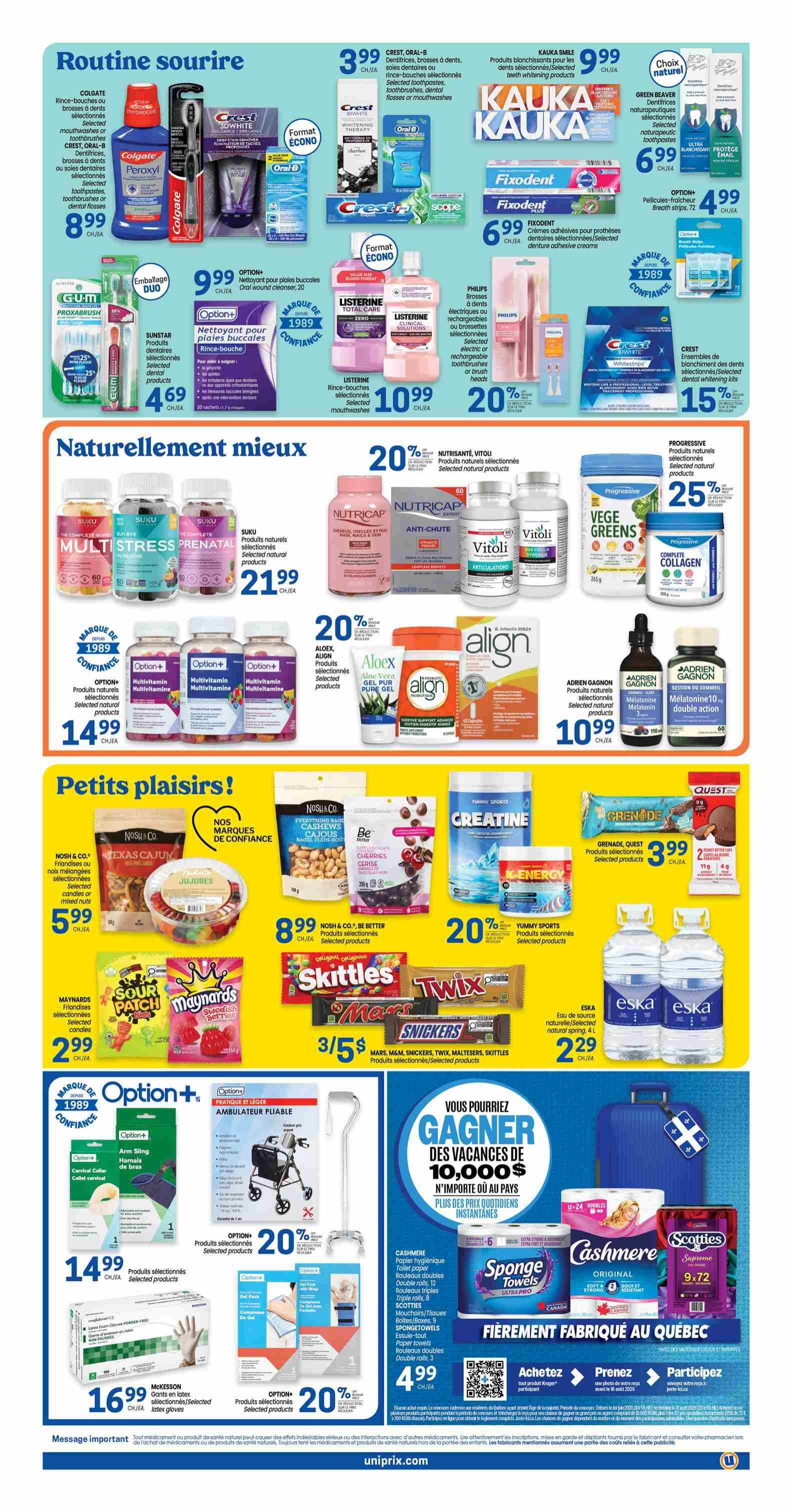 Uniprix Flyer July 9 to 15