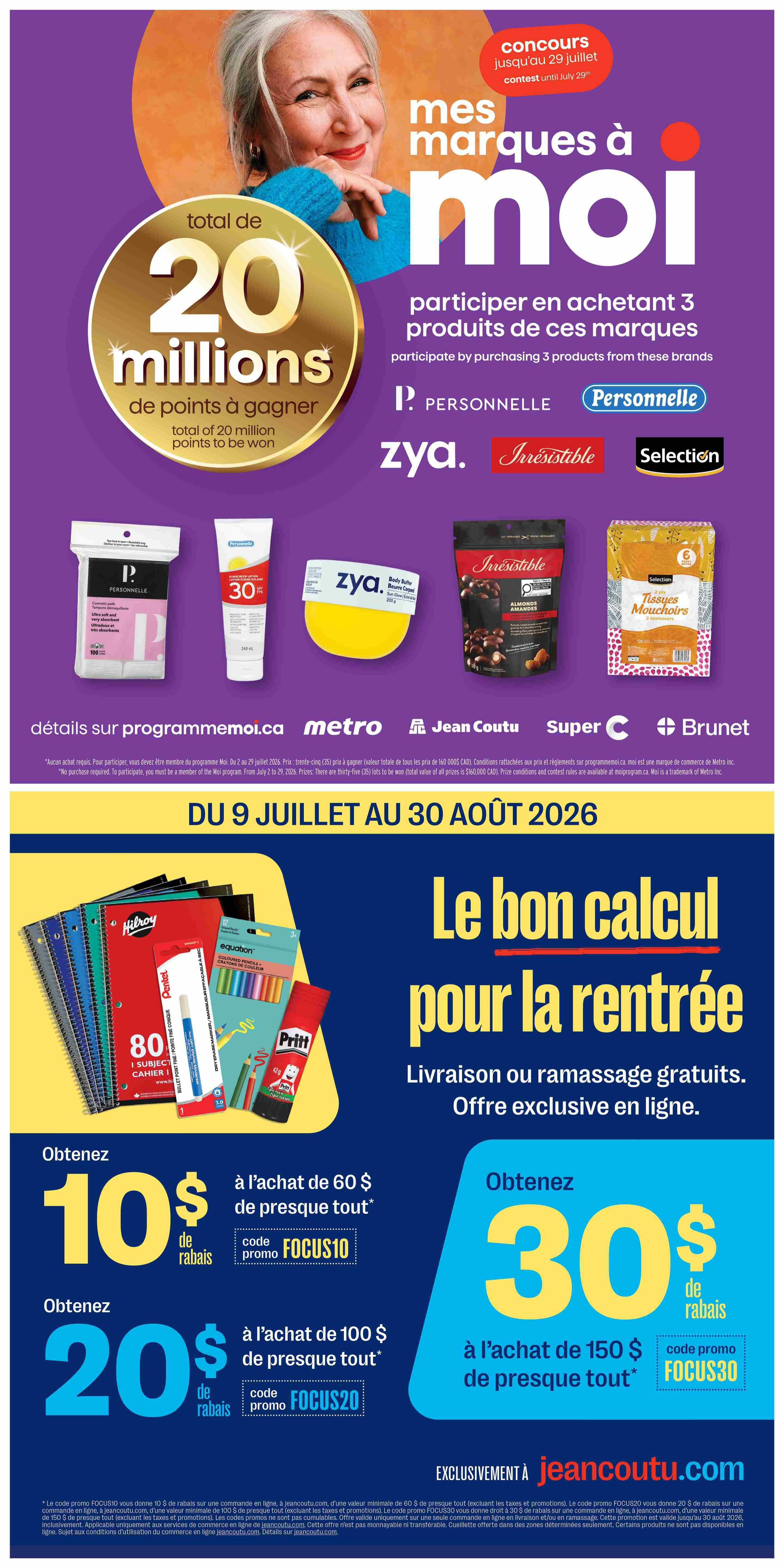 Jean Coutu Flyer July 9 to 15