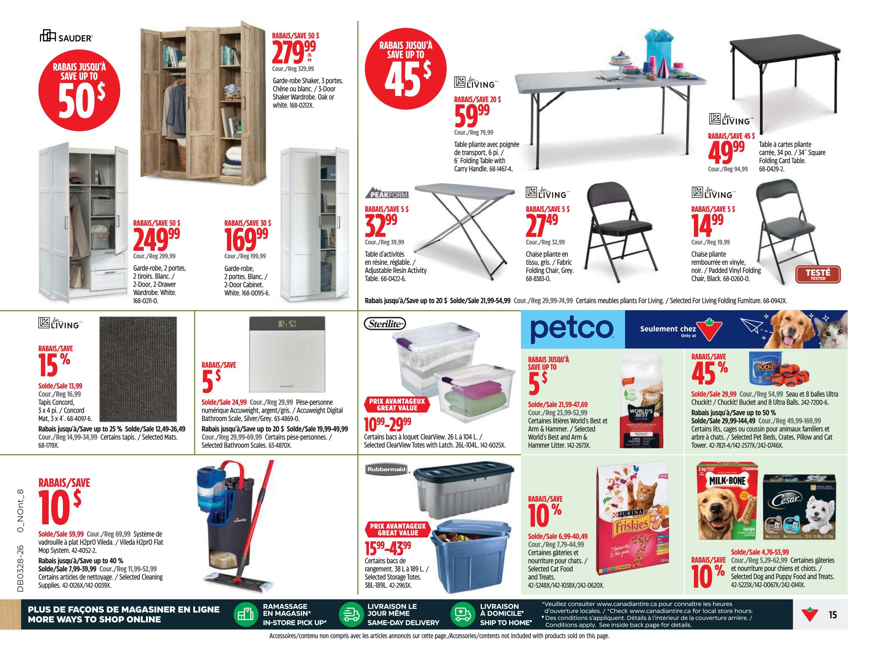 Canadian Tire (QC) Flyer July 9 to 15