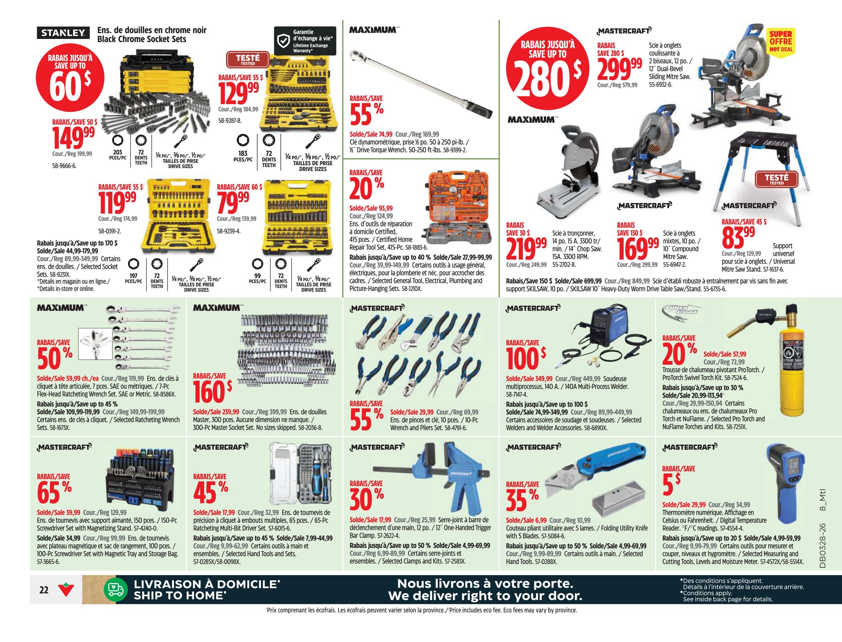 Canadian Tire (QC) Flyer July 9 to 15