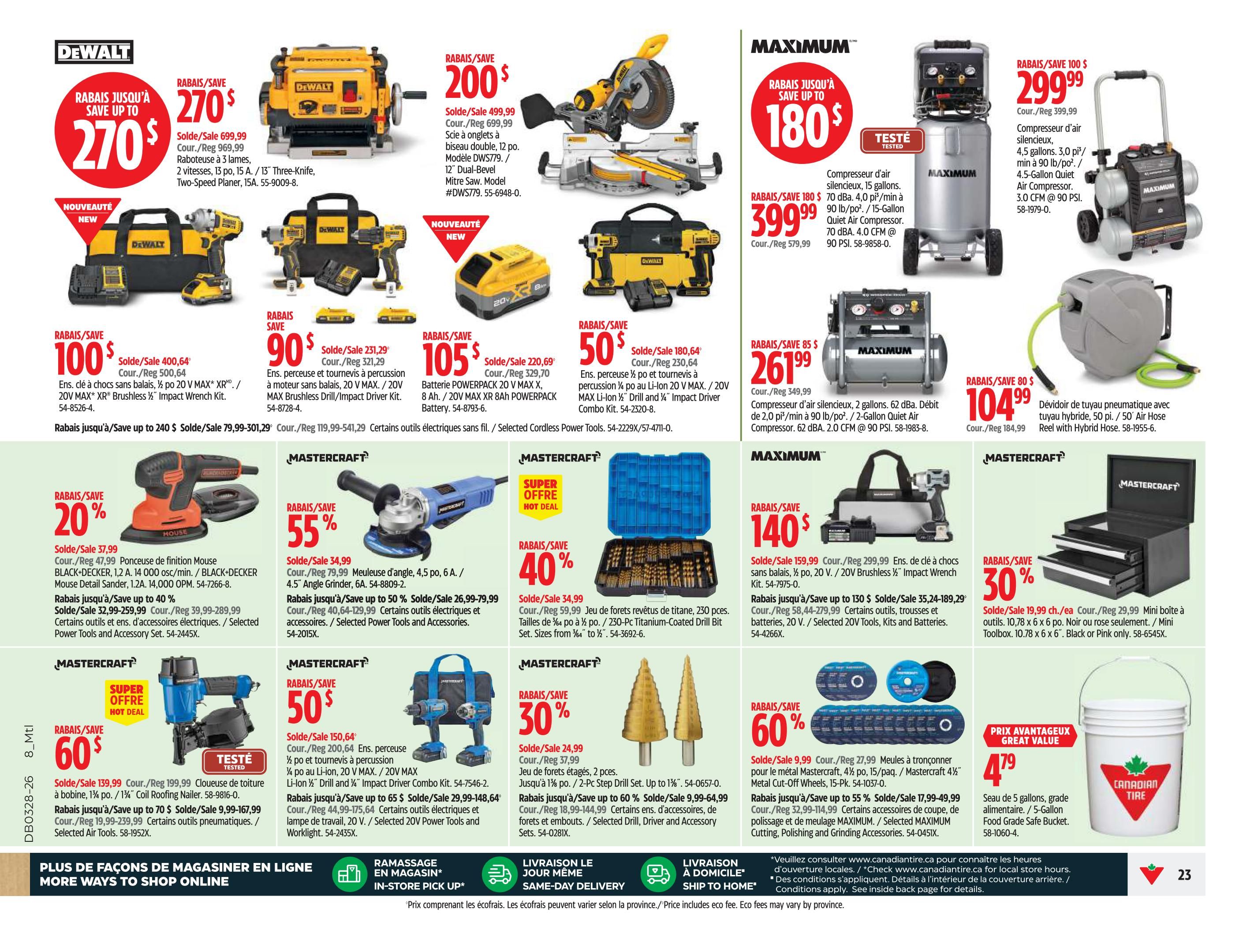 Canadian Tire (QC) Flyer July 9 to 15