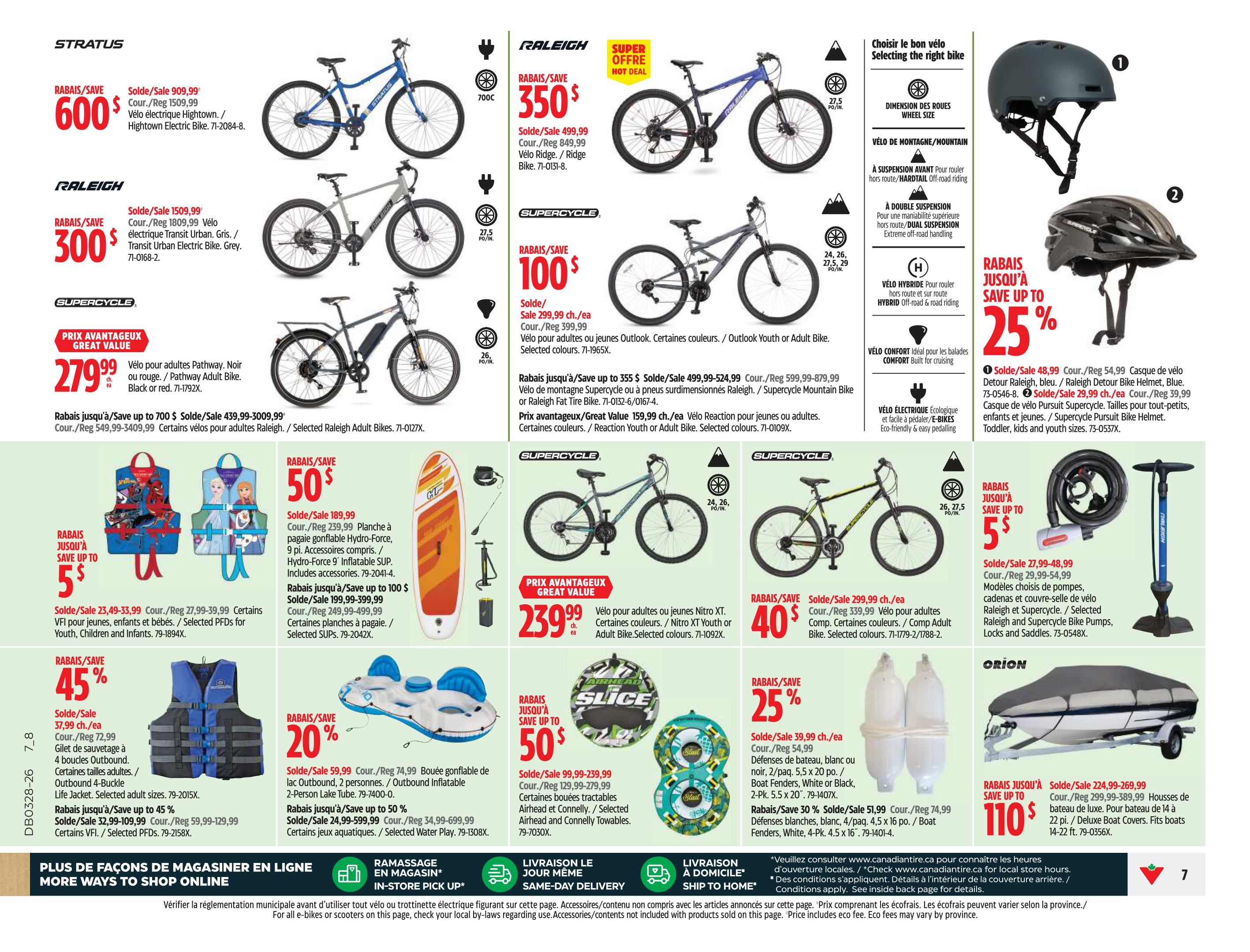 Canadian Tire (QC) Flyer July 9 to 15