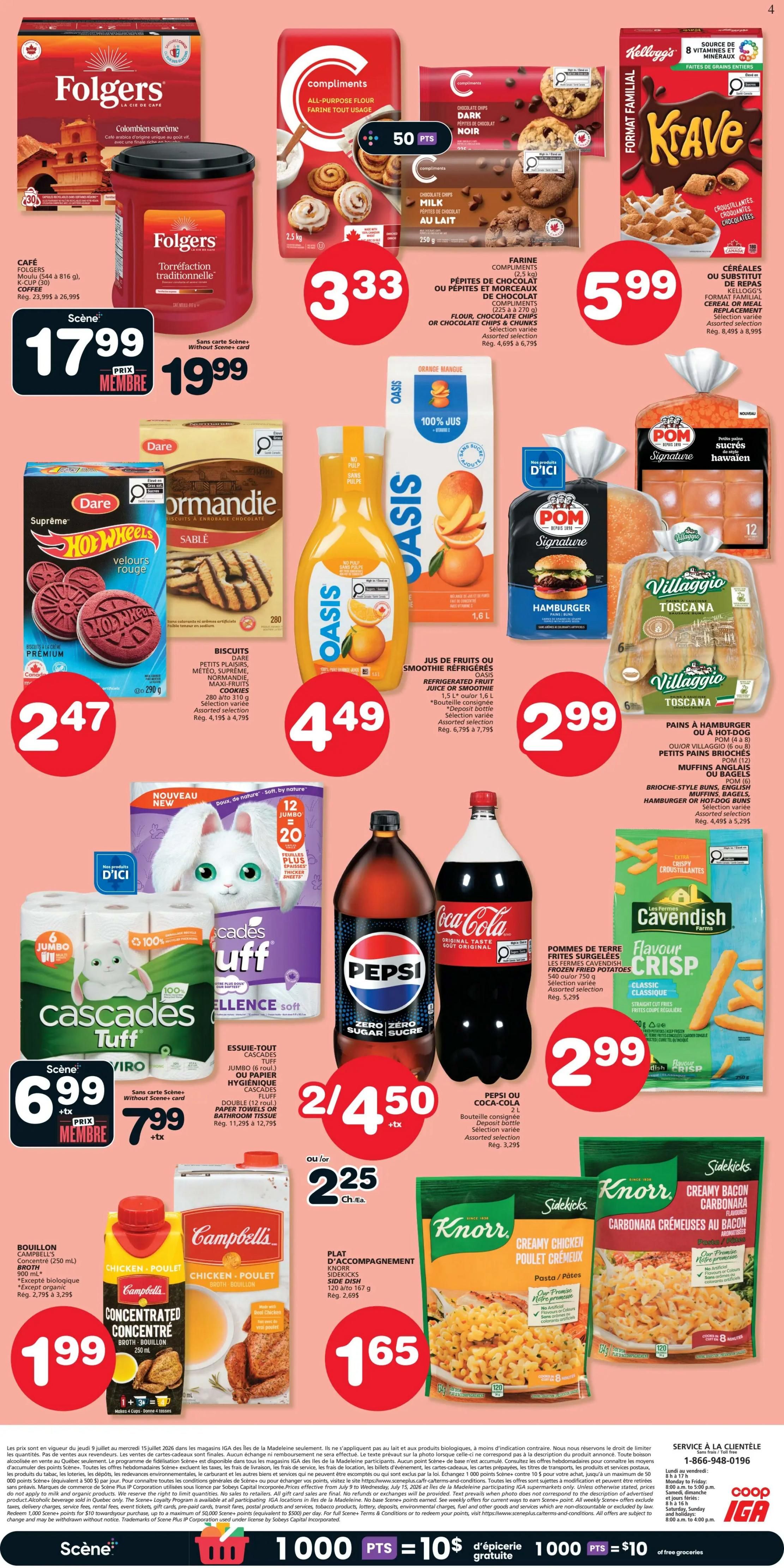 Coop IGA (QC) Flyer July 9 to 15