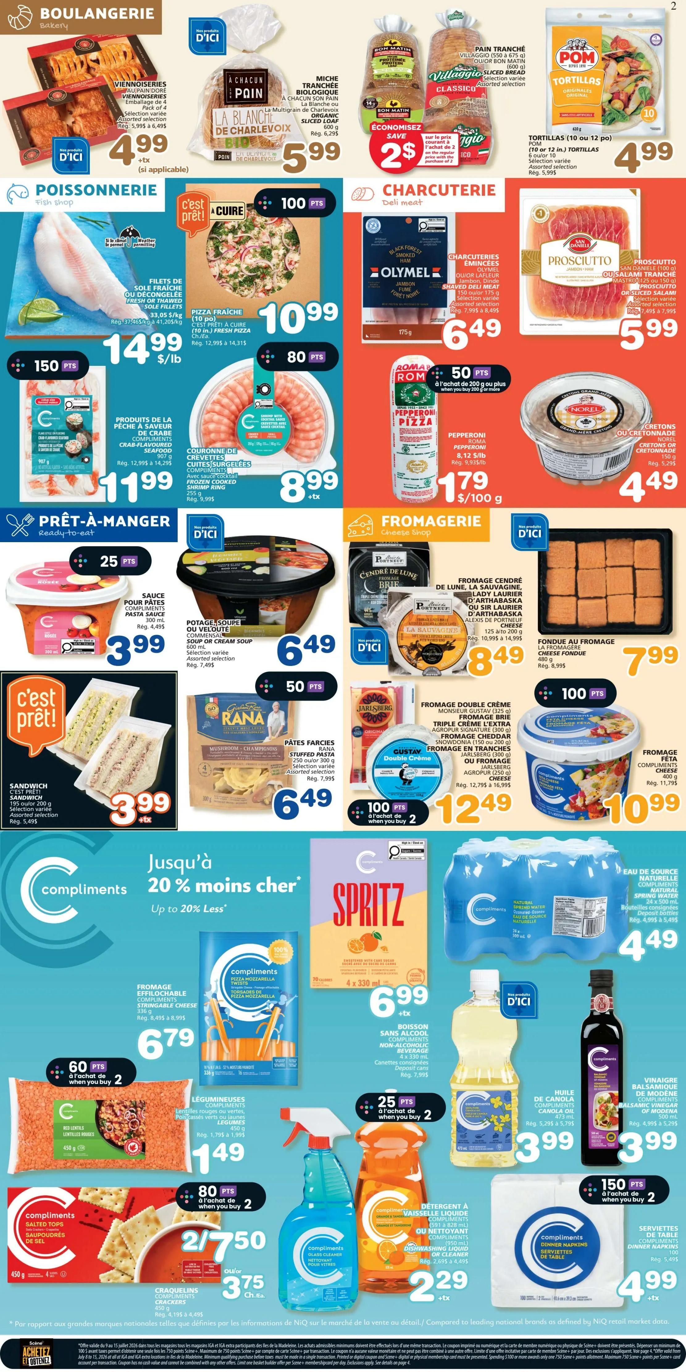 Coop IGA (QC) Flyer July 9 to 15