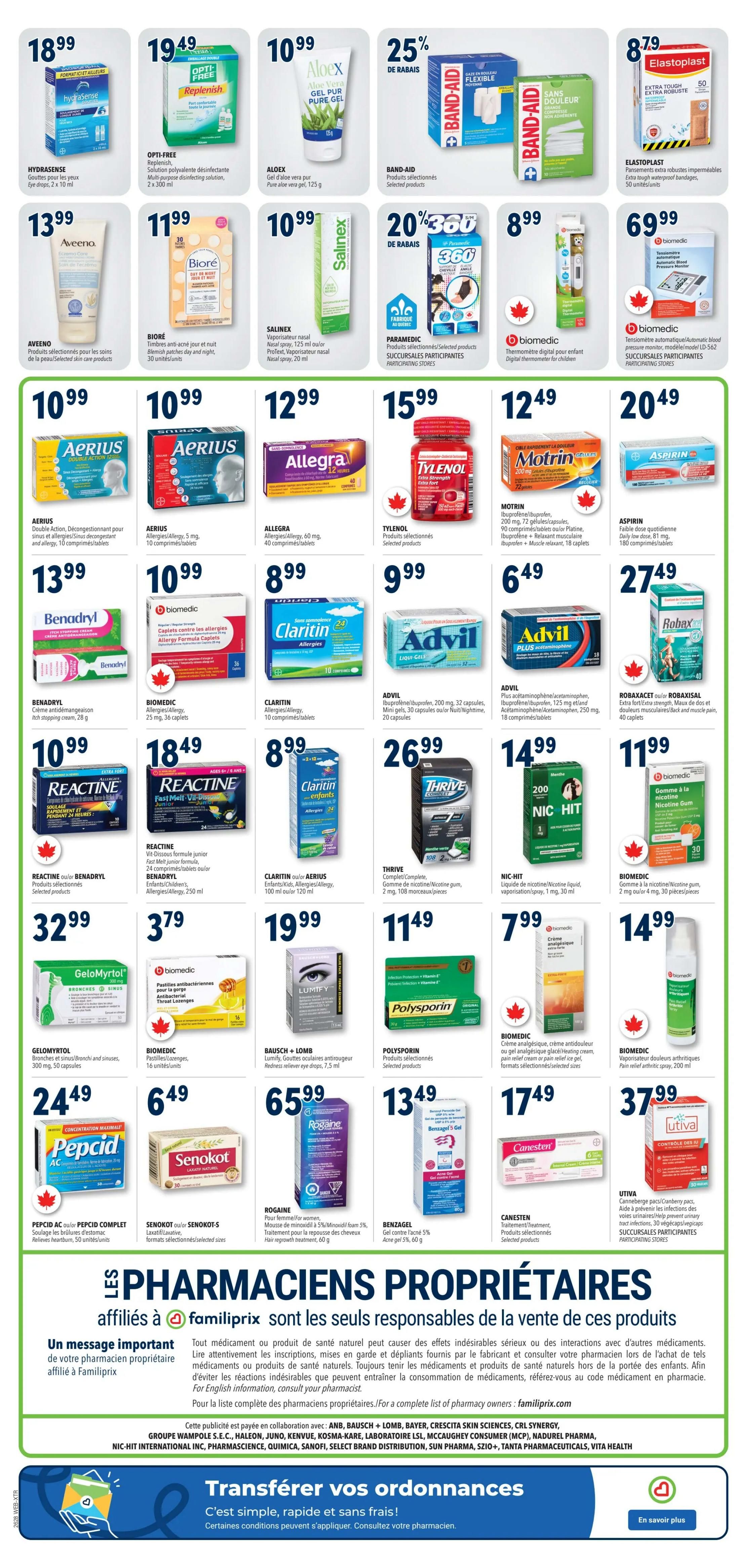 Familiprix Extra Flyer July 9 to 15