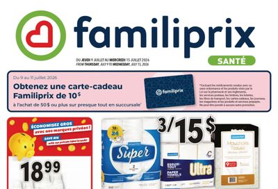 Familiprix Sante Flyer July 9 to 15