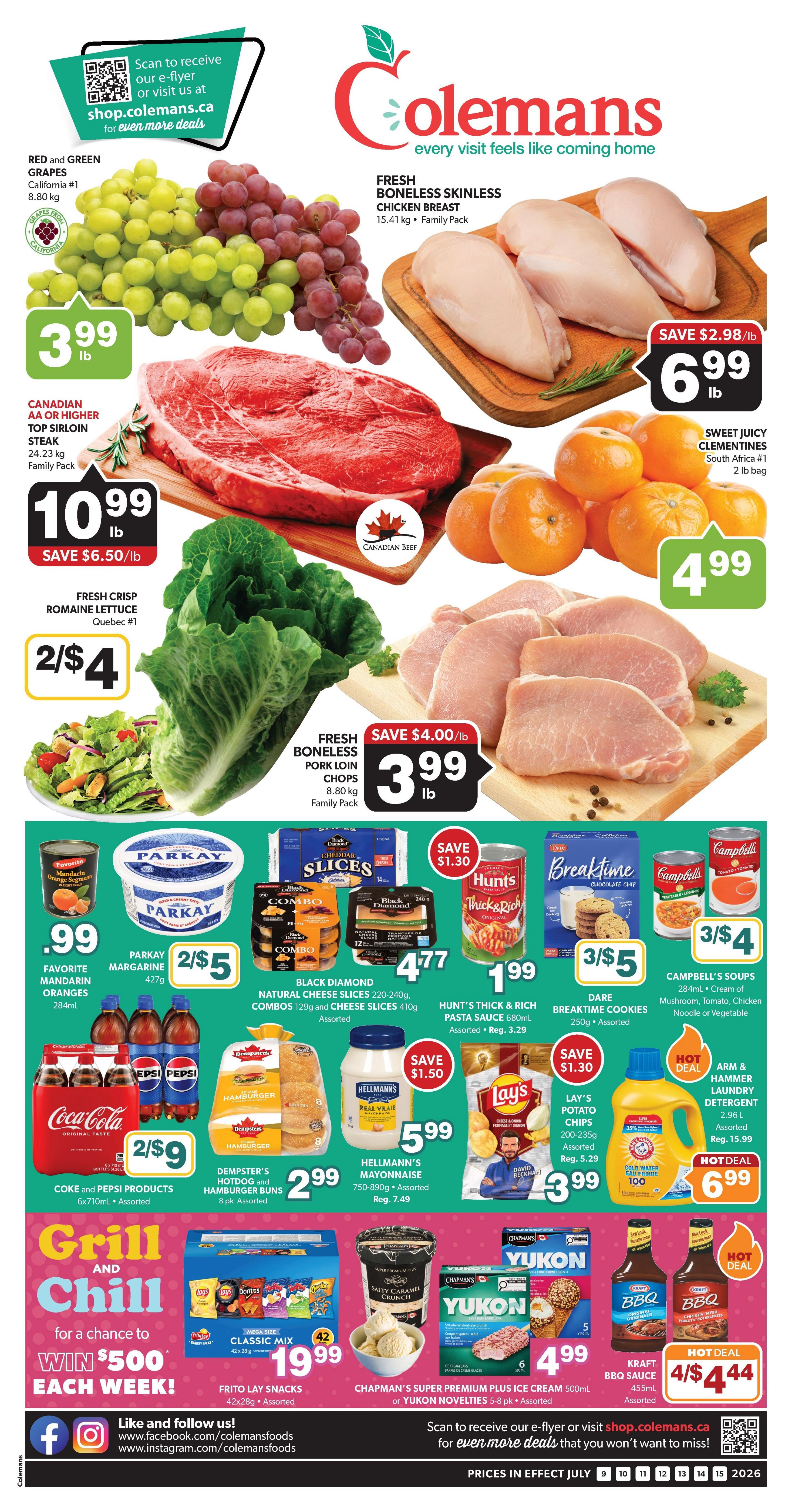 Coleman's Flyer July 9 to 15