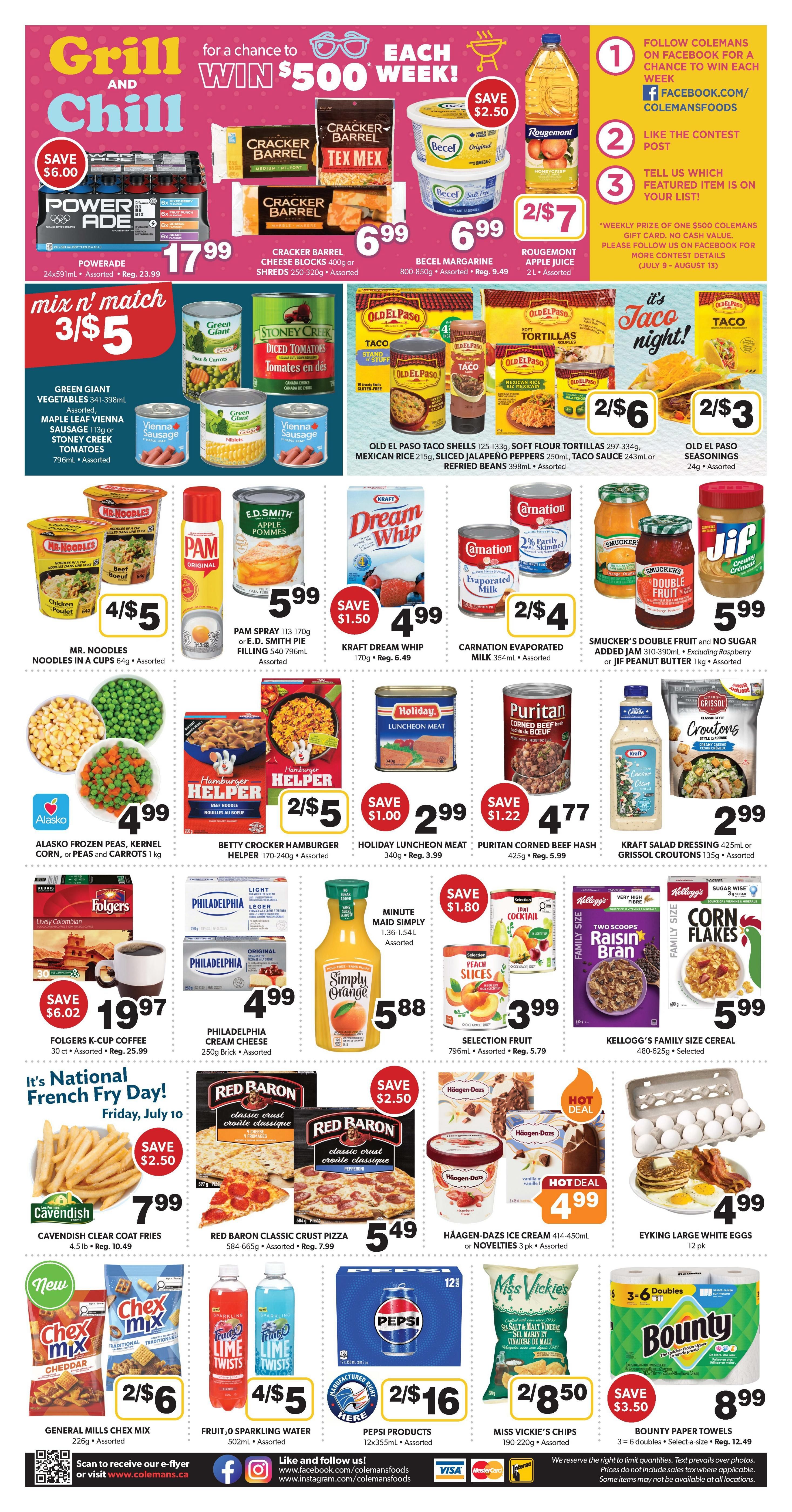 Coleman's Flyer July 9 to 15