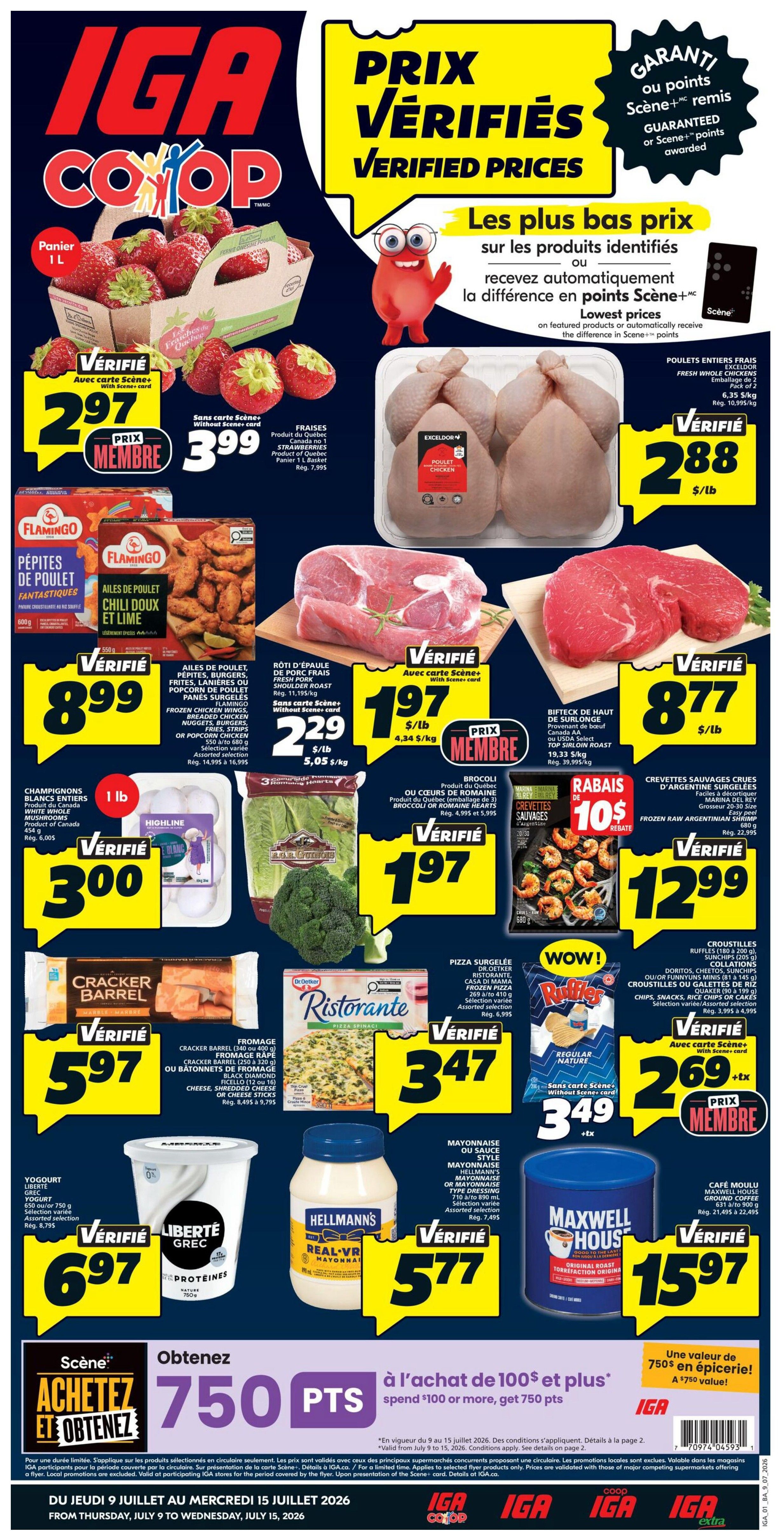 IGA (NB) Flyer July 9 to 15