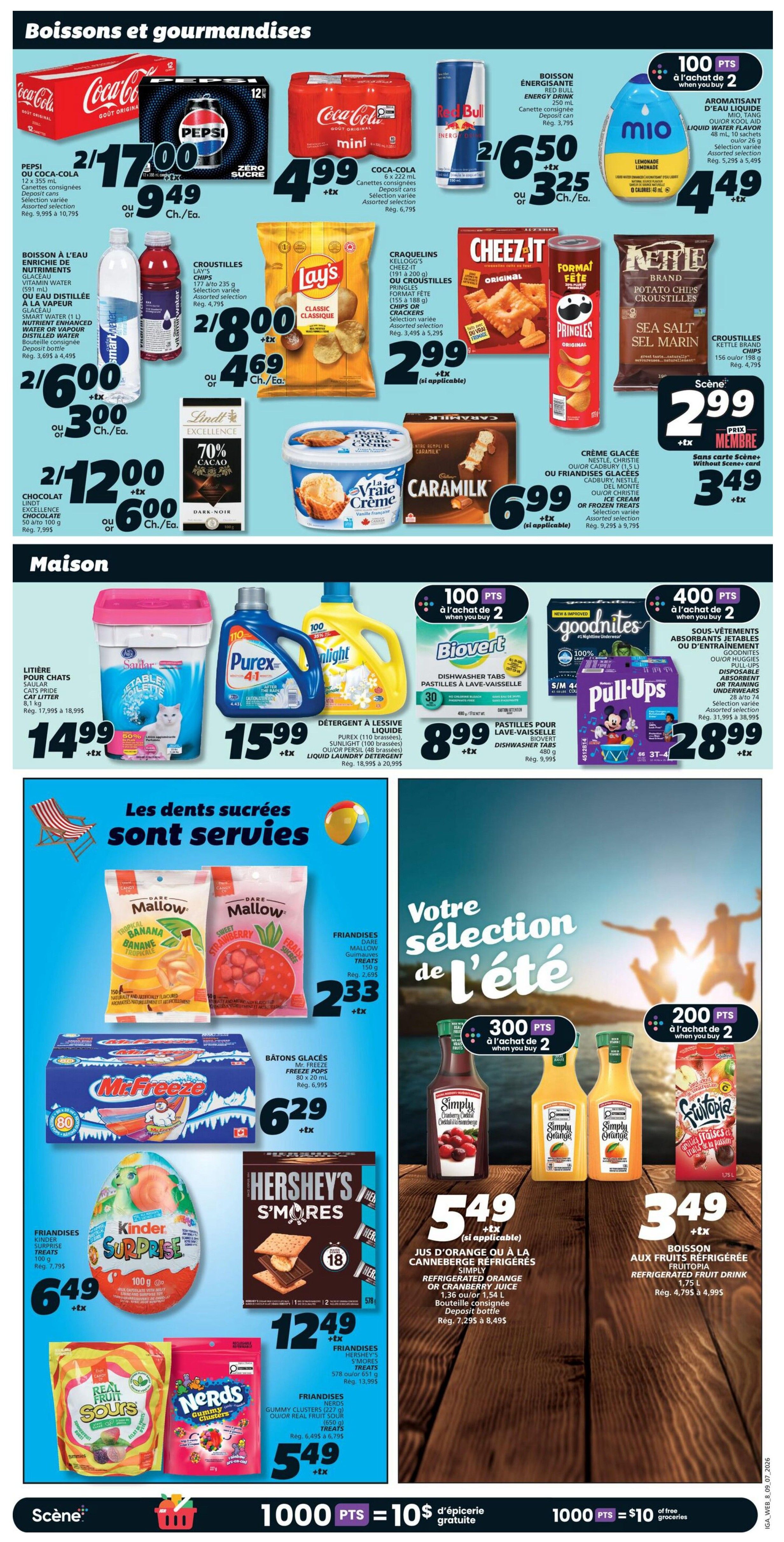 IGA (NB) Flyer July 9 to 15