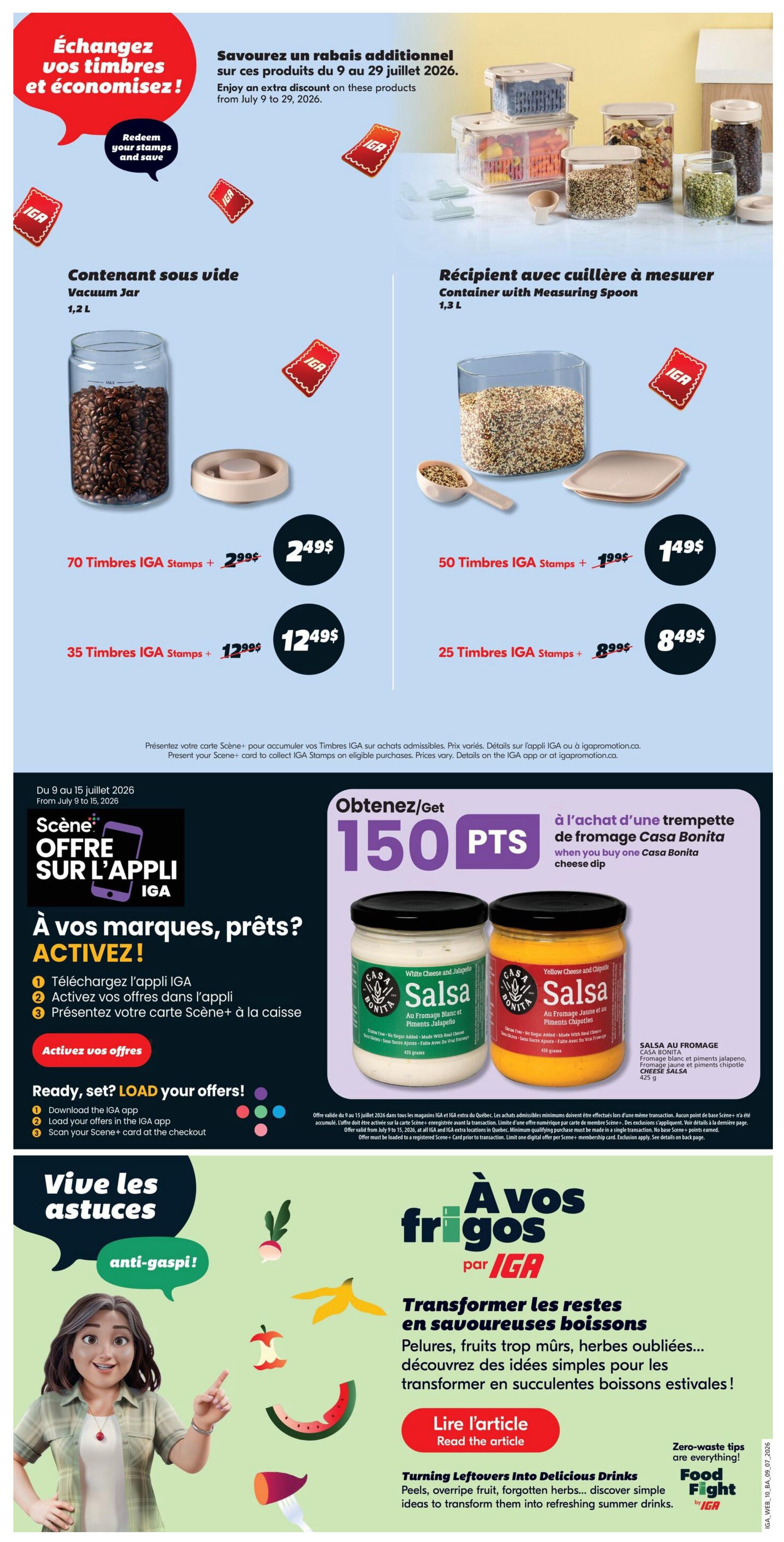 IGA (NB) Flyer July 9 to 15