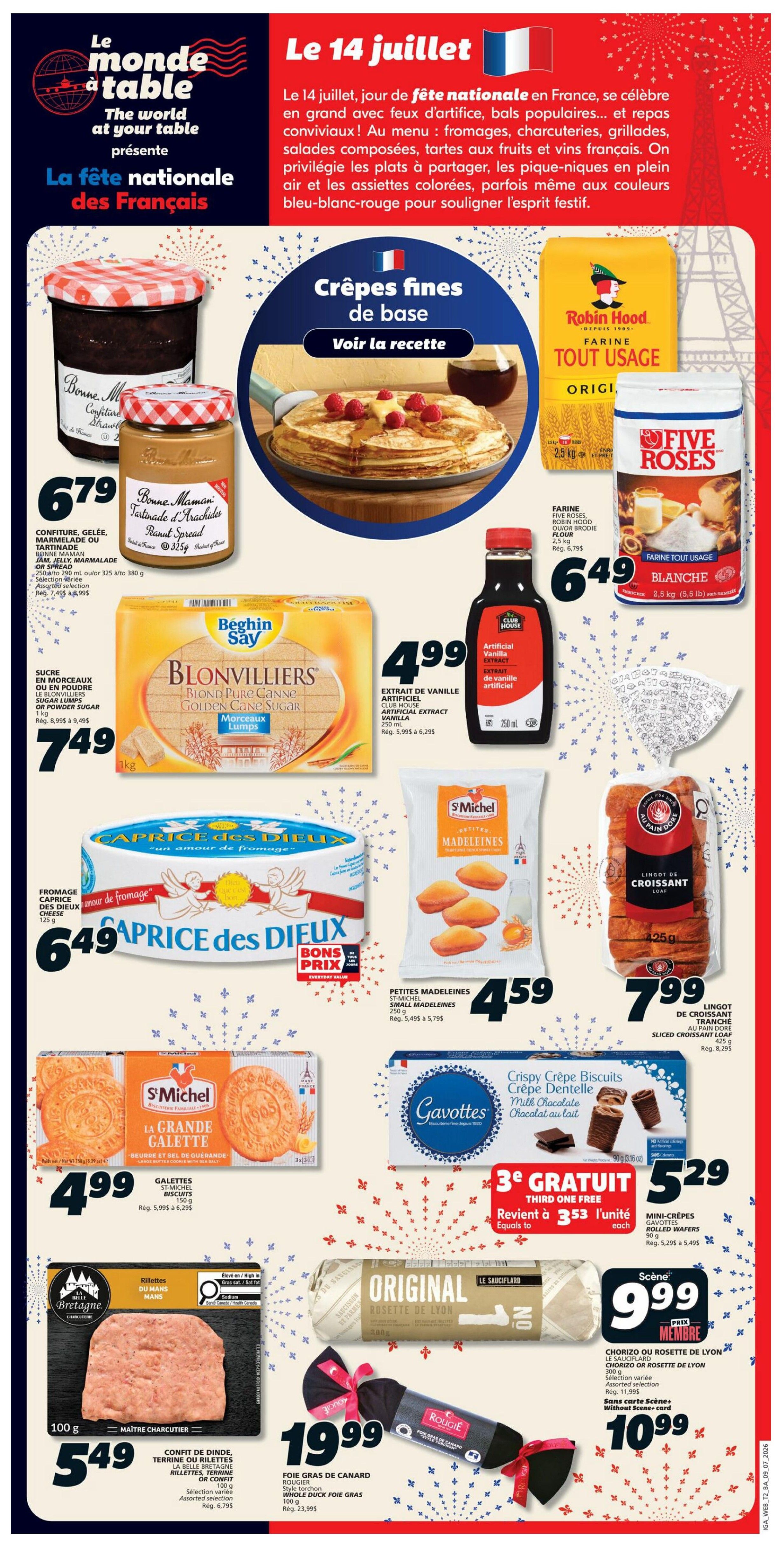 IGA (NB) Flyer July 9 to 15
