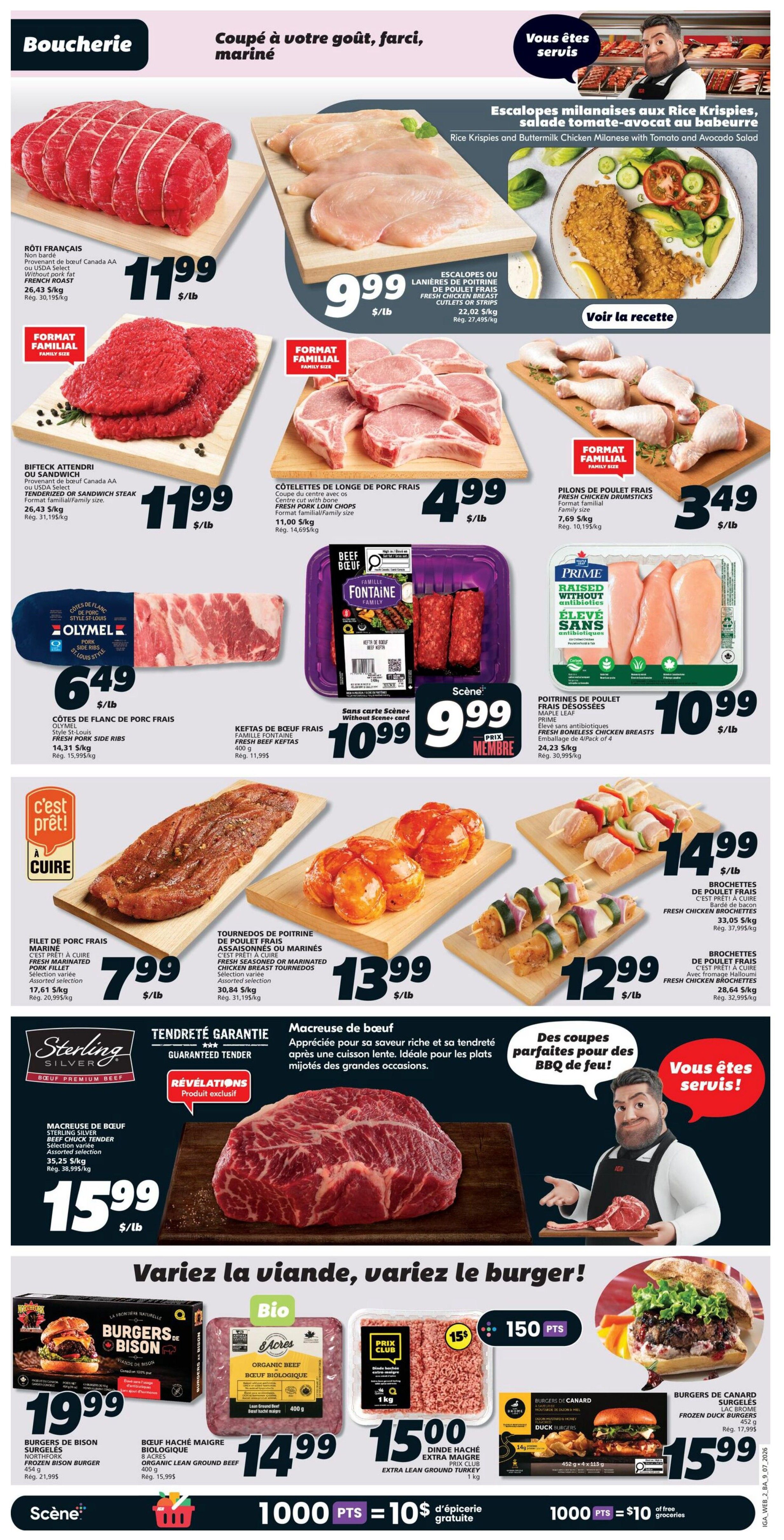 IGA (NB) Flyer July 9 to 15