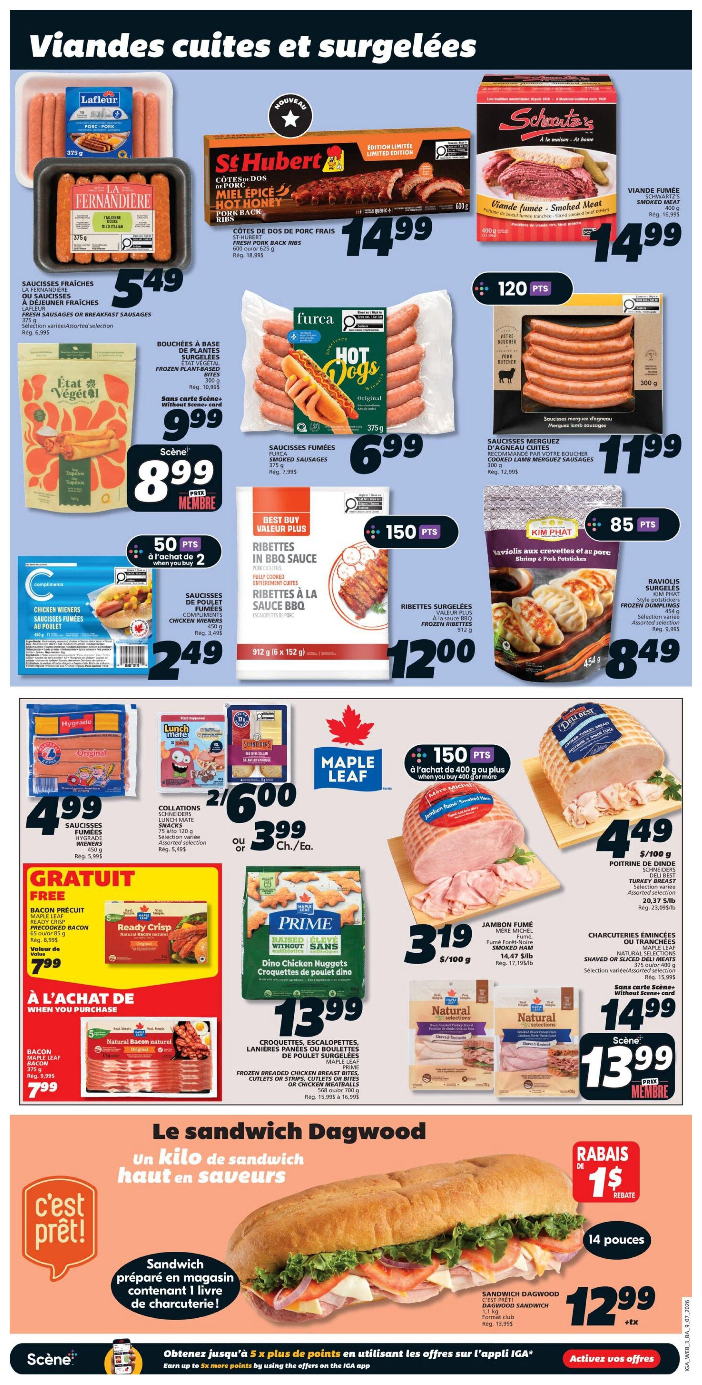 IGA (NB) Flyer July 9 to 15