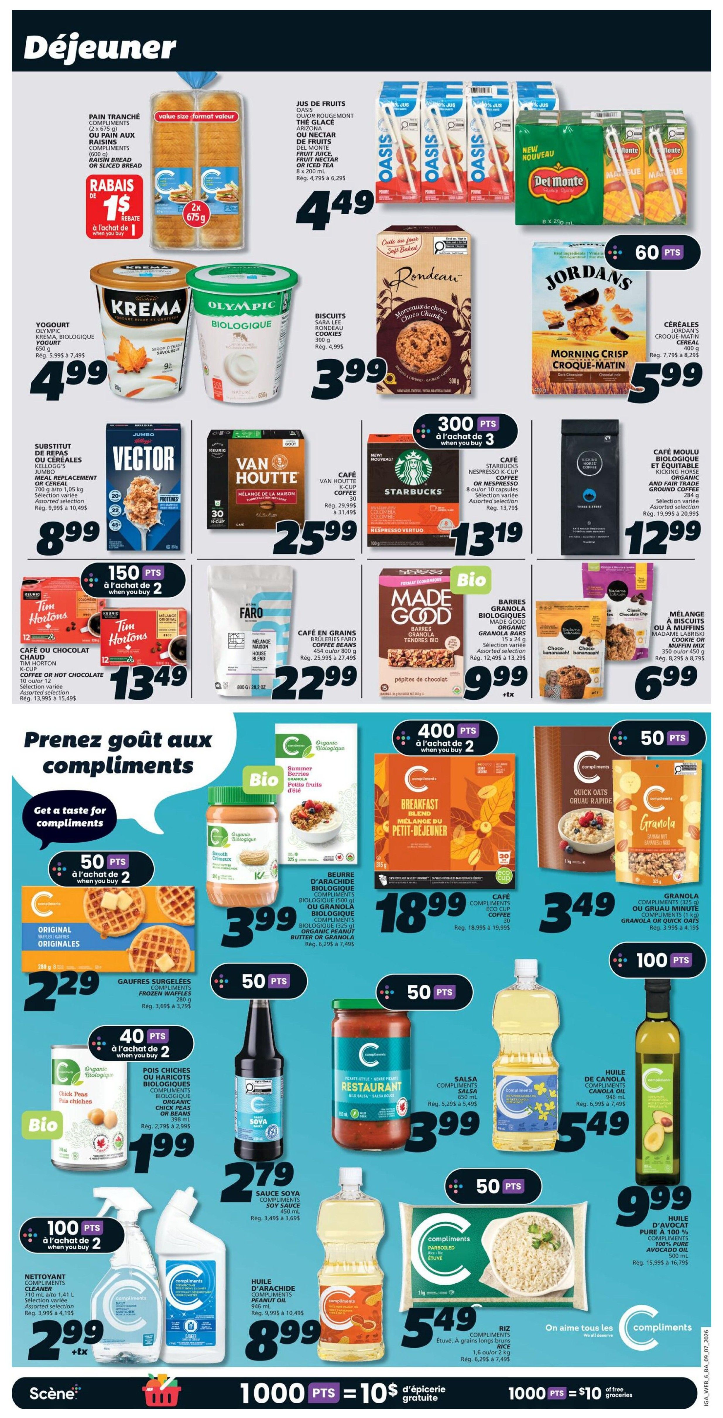 IGA (NB) Flyer July 9 to 15