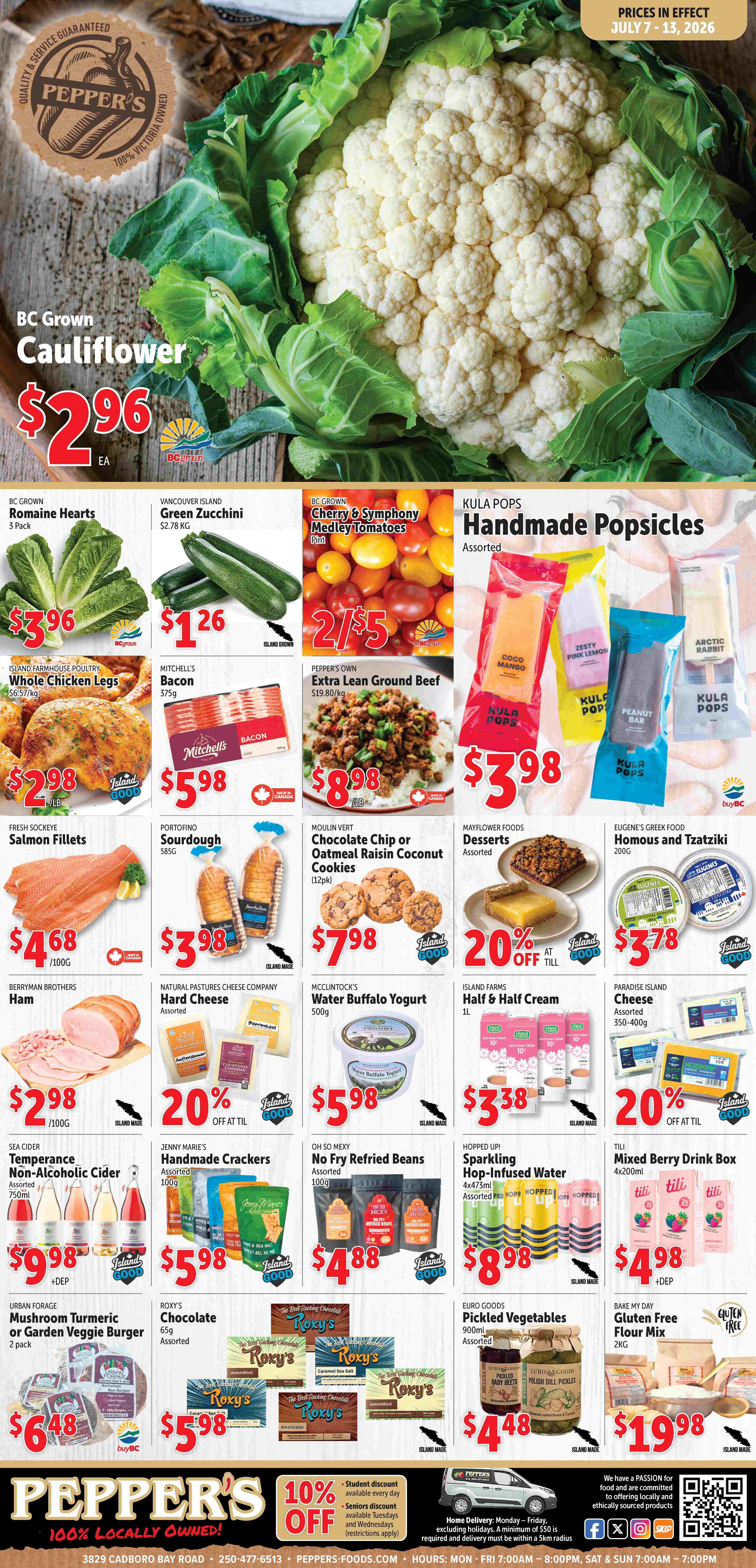 Pepper's Foods Flyer July 7 to 13
