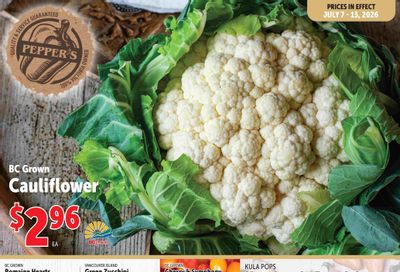 Pepper's Foods Flyer July 7 to 13