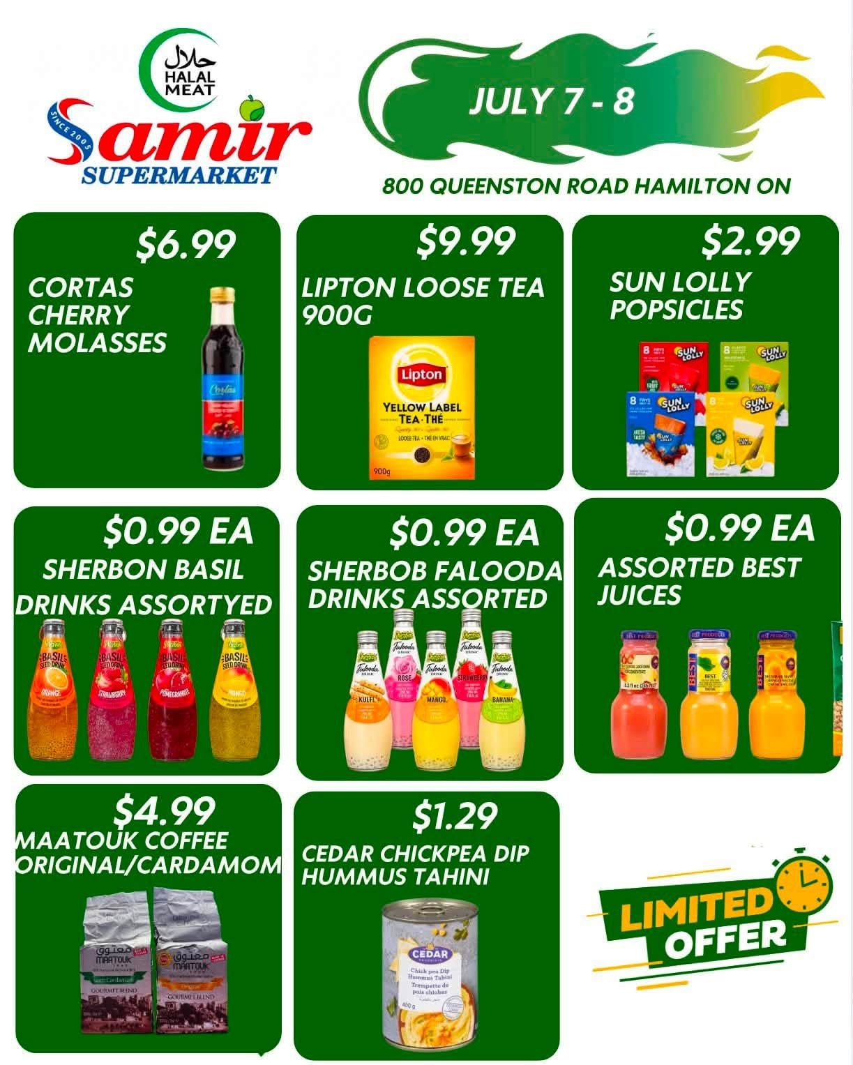 Samir Supermarket (Hamilton) Flyer July 7 and 8