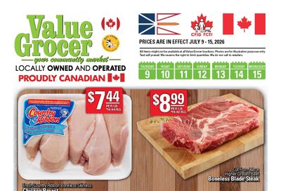 Value Grocer Flyer July 9 to 15