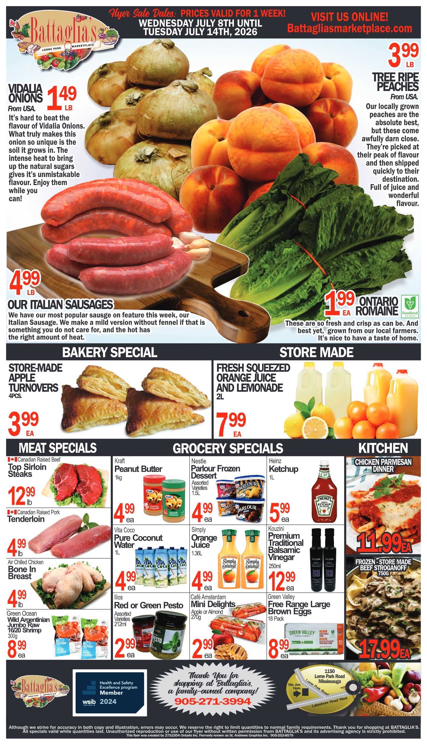 Battaglia's Marketplace Flyer July 8 to 14