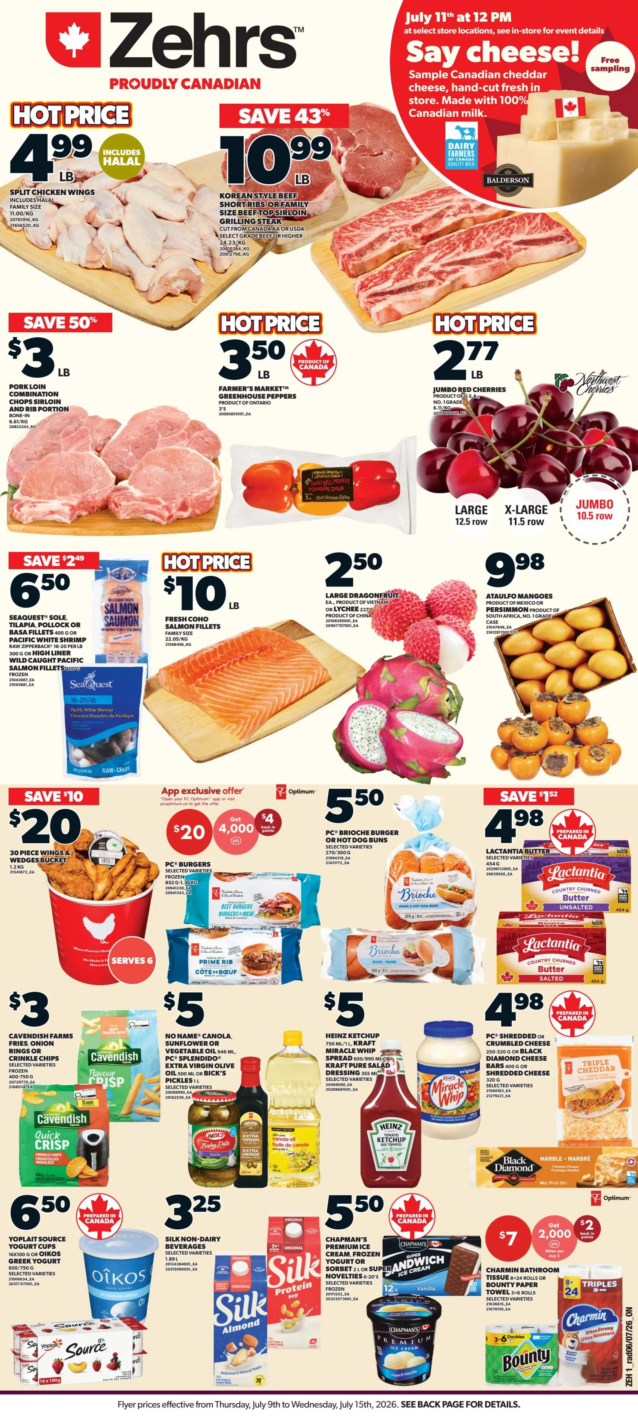 Zehrs Flyer July 9 to 15
