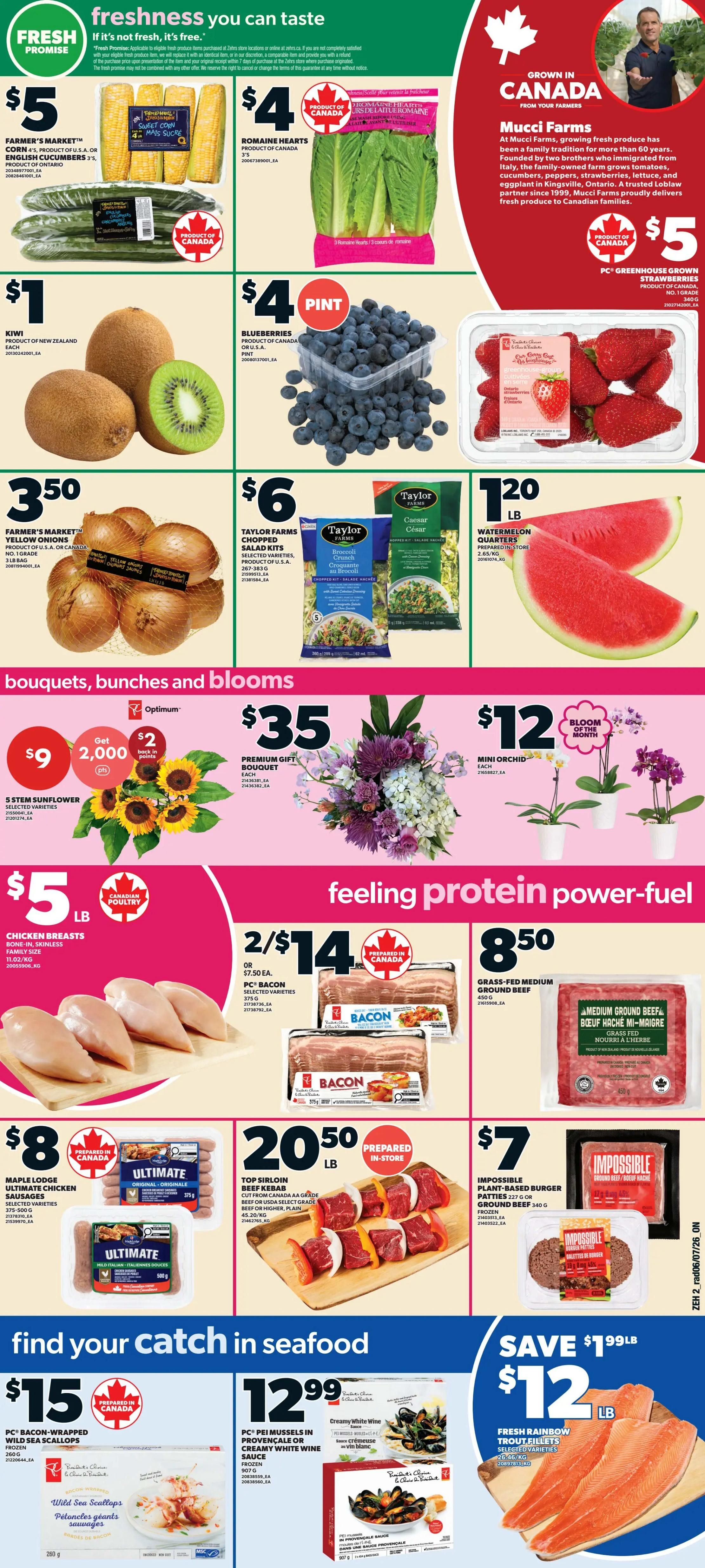Zehrs Flyer July 9 to 15