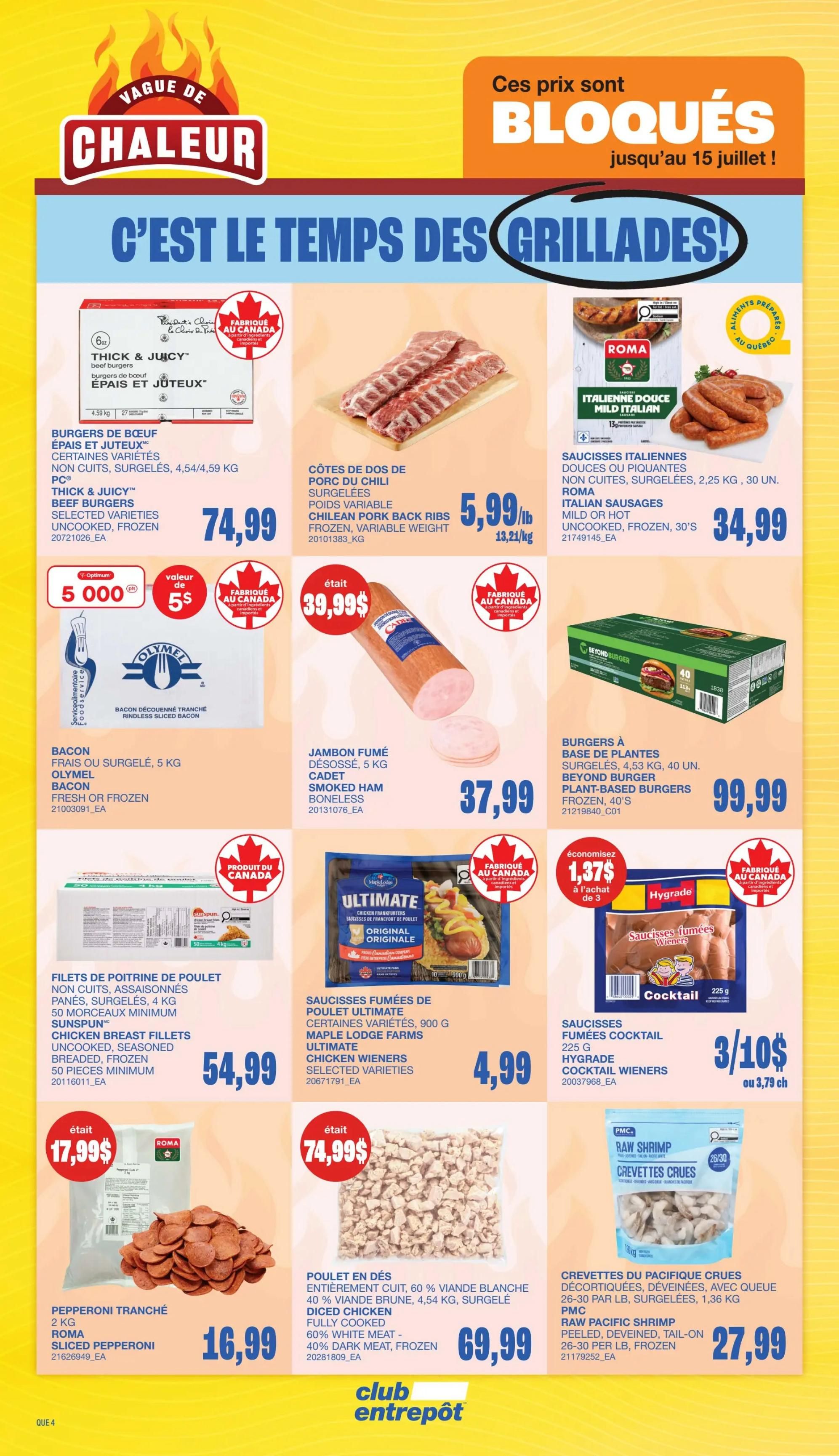 Wholesale Club (QC) Flyer July 9 to 15