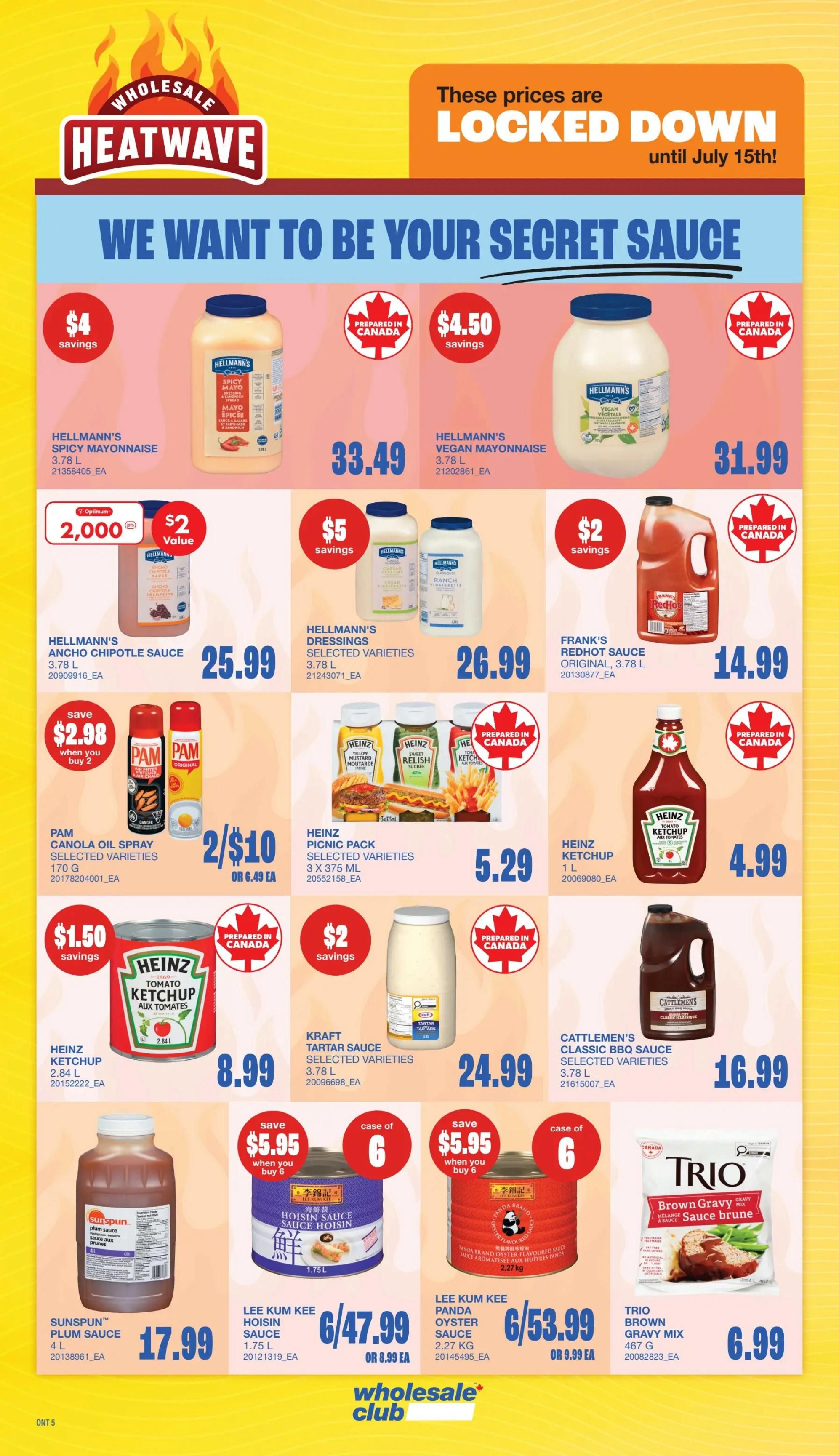 Wholesale Club (ON) Flyer July 9 to 15